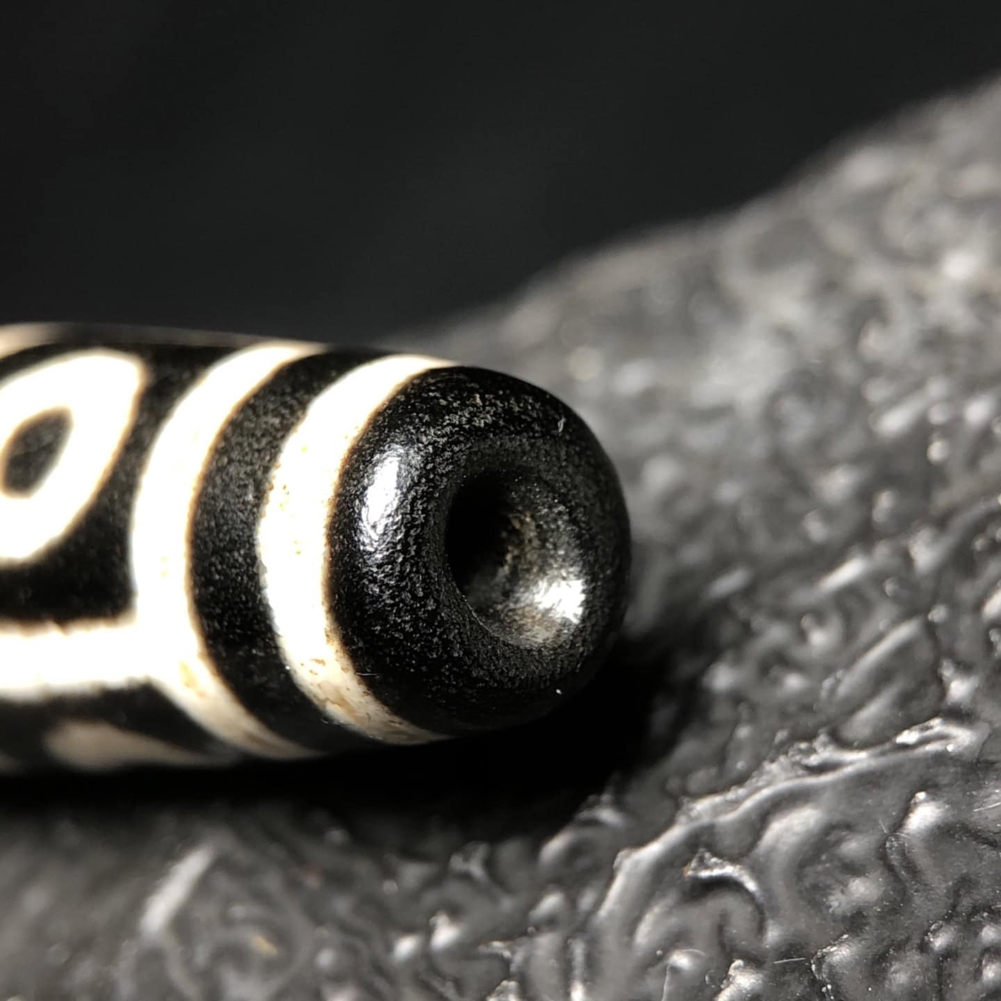 Chinese Natural Agate DZI Beads