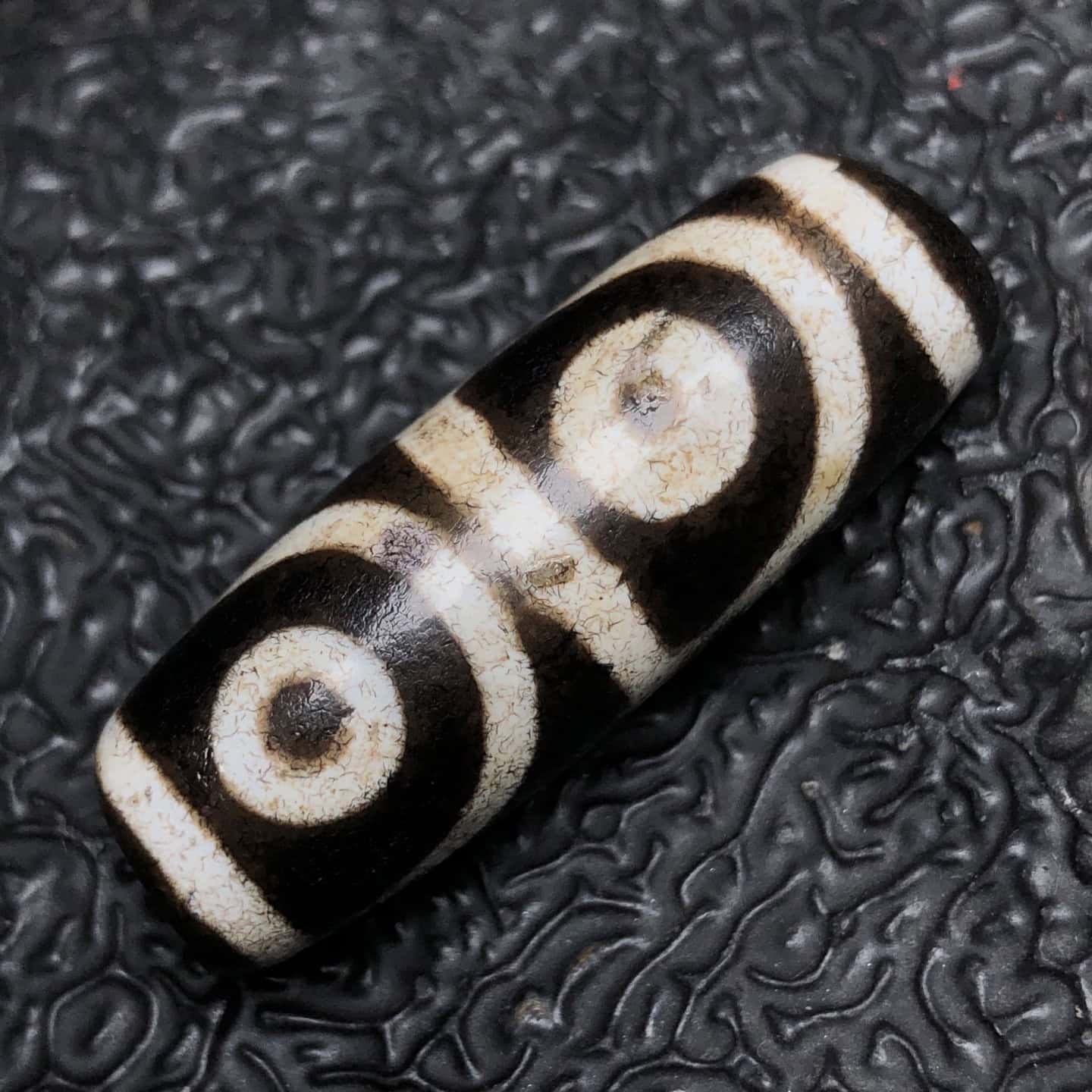 Chinese Natural Agate DZI Beads