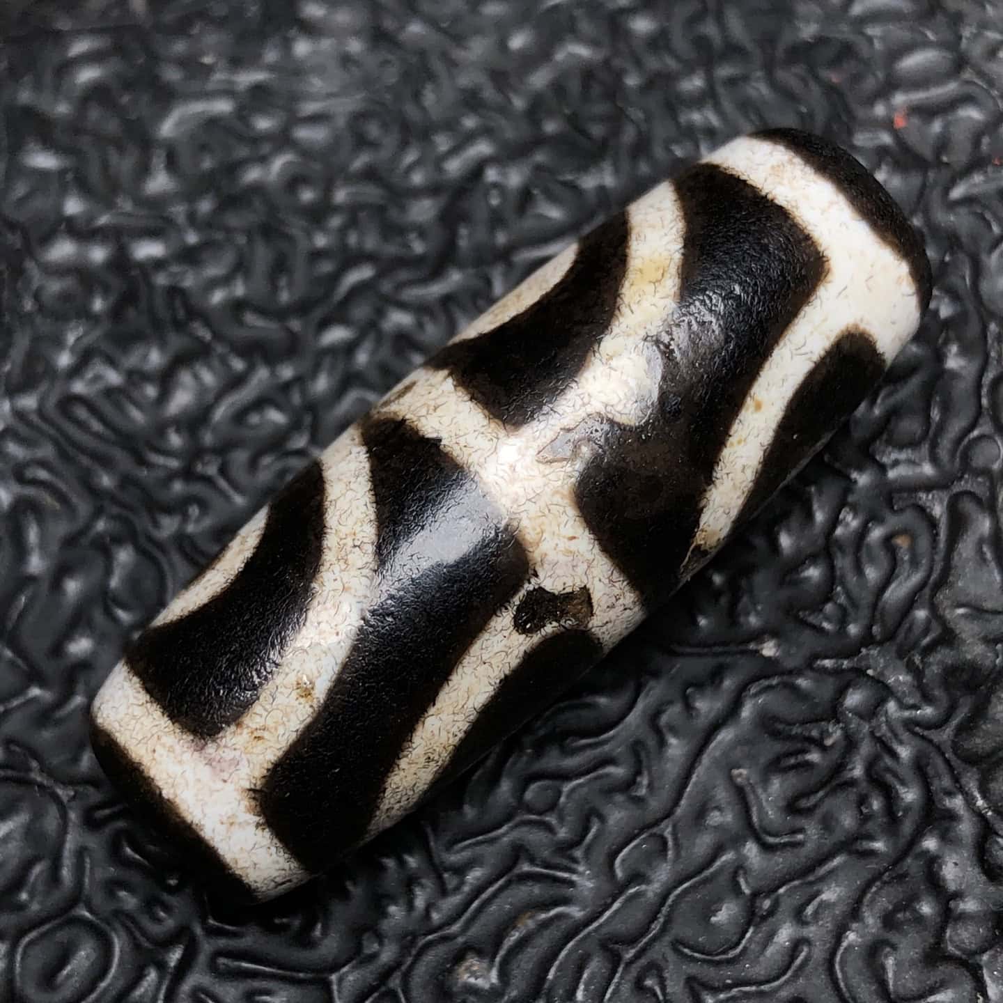 Chinese Natural Agate DZI Beads