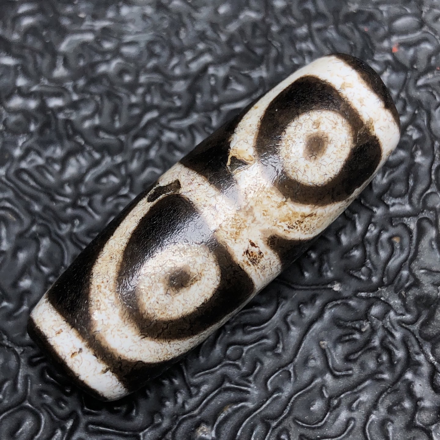 Chinese Natural Agate DZI Beads