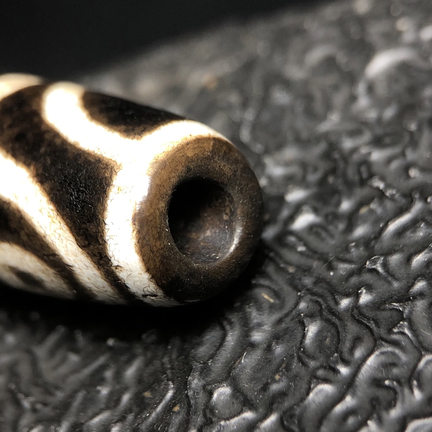 Chinese Natural Agate DZI Beads