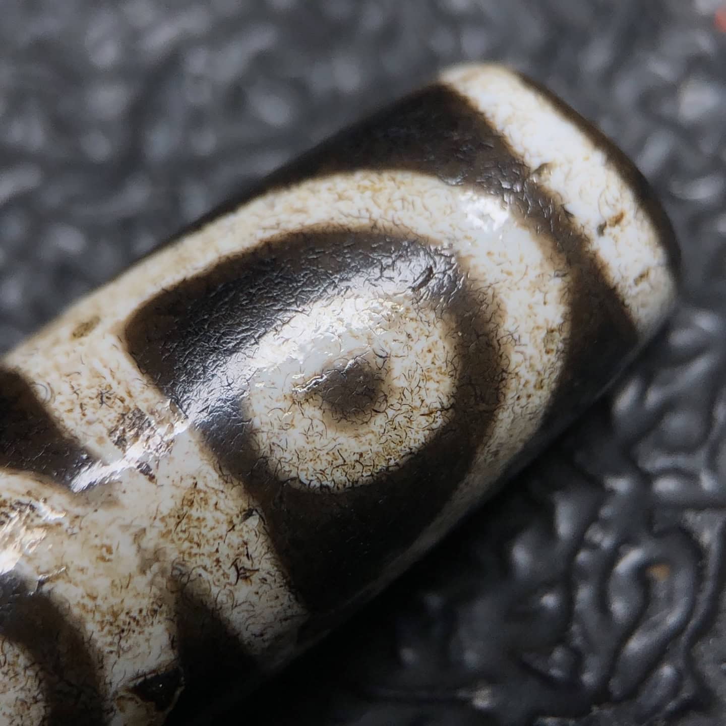 Chinese Natural Agate DZI Beads