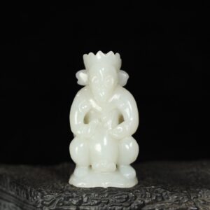 Chinese Natural Jade Carved Garuda