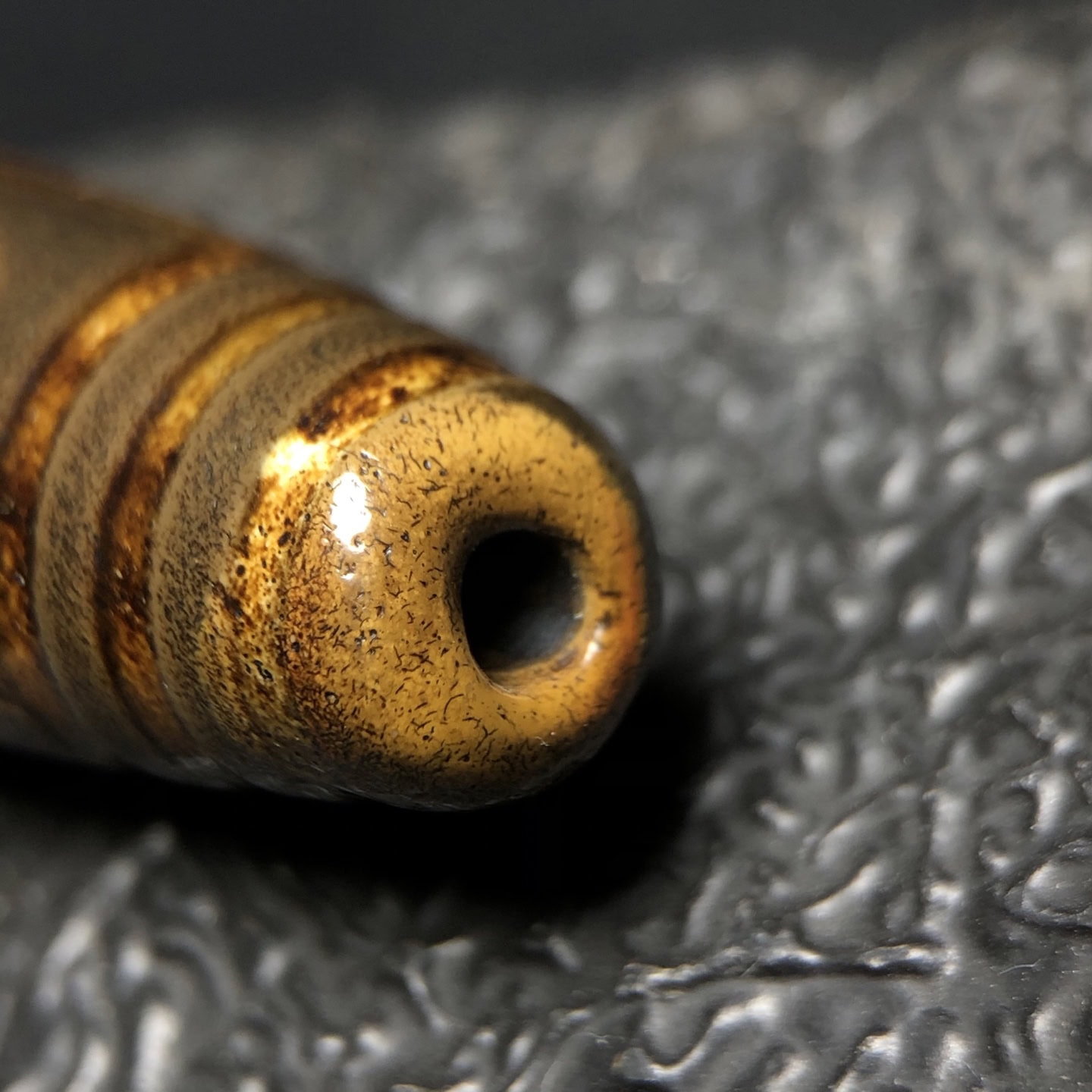 Chinese Natural Agate DZI Beads