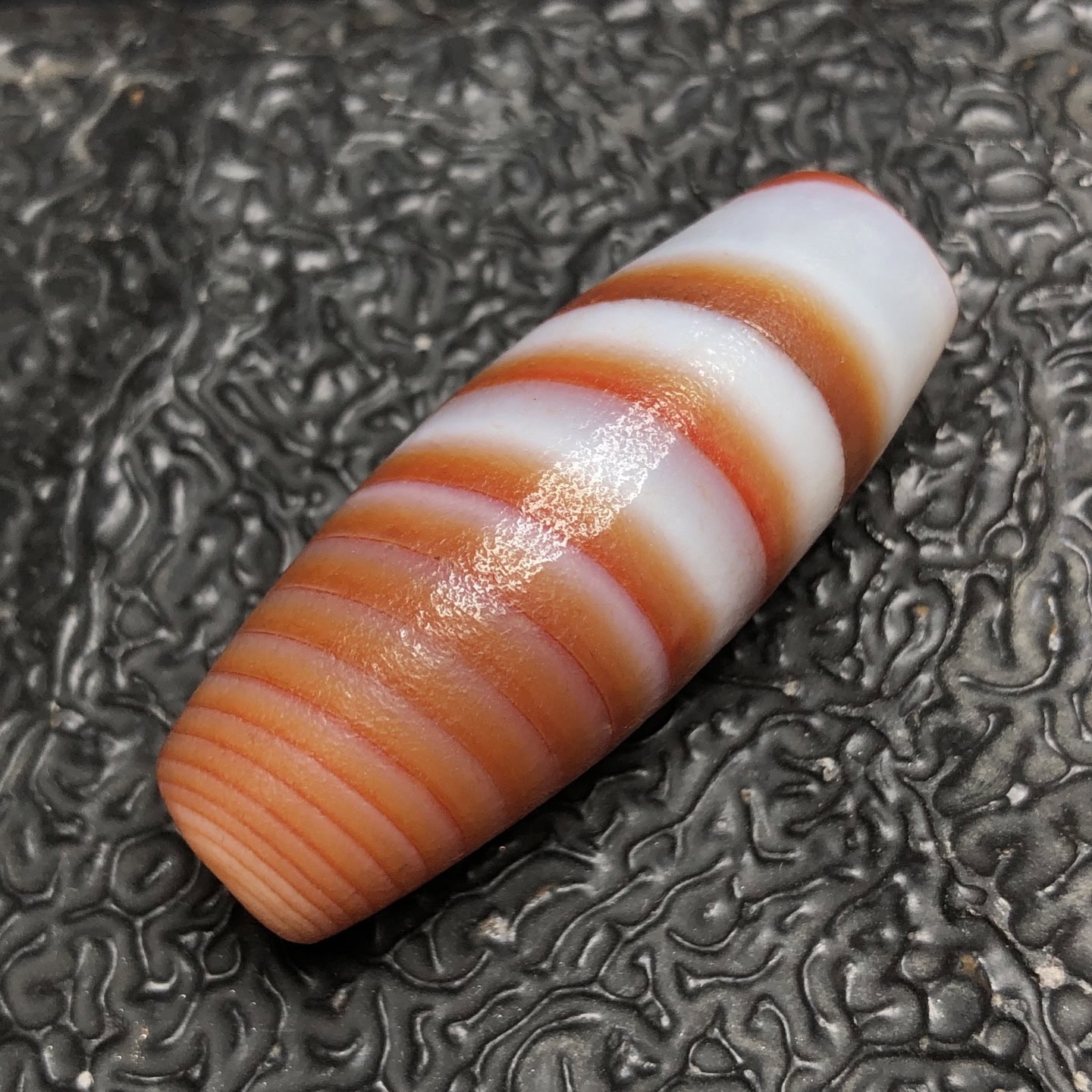 Chinese Natural Agate DZI Beads