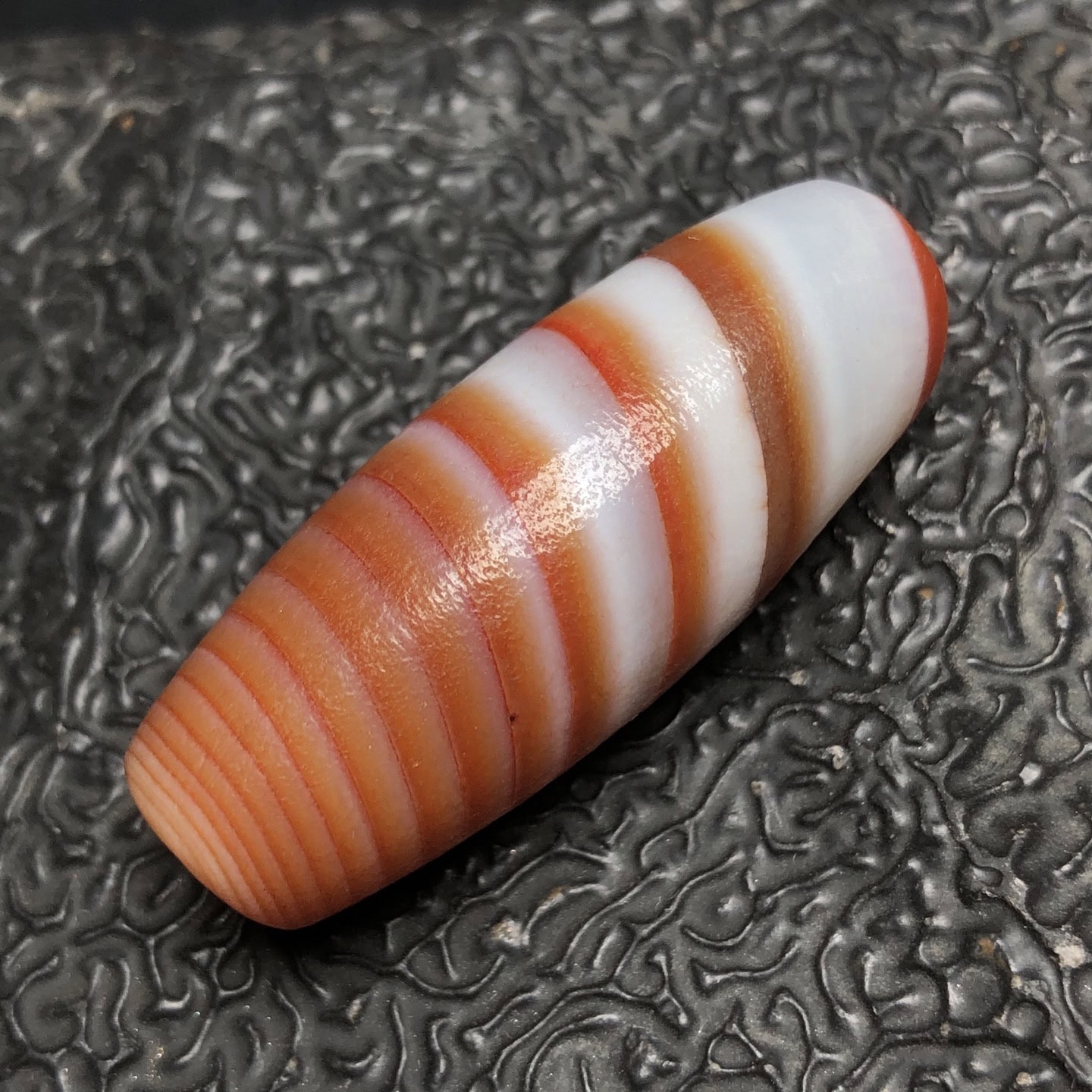 Chinese Natural Agate DZI Beads