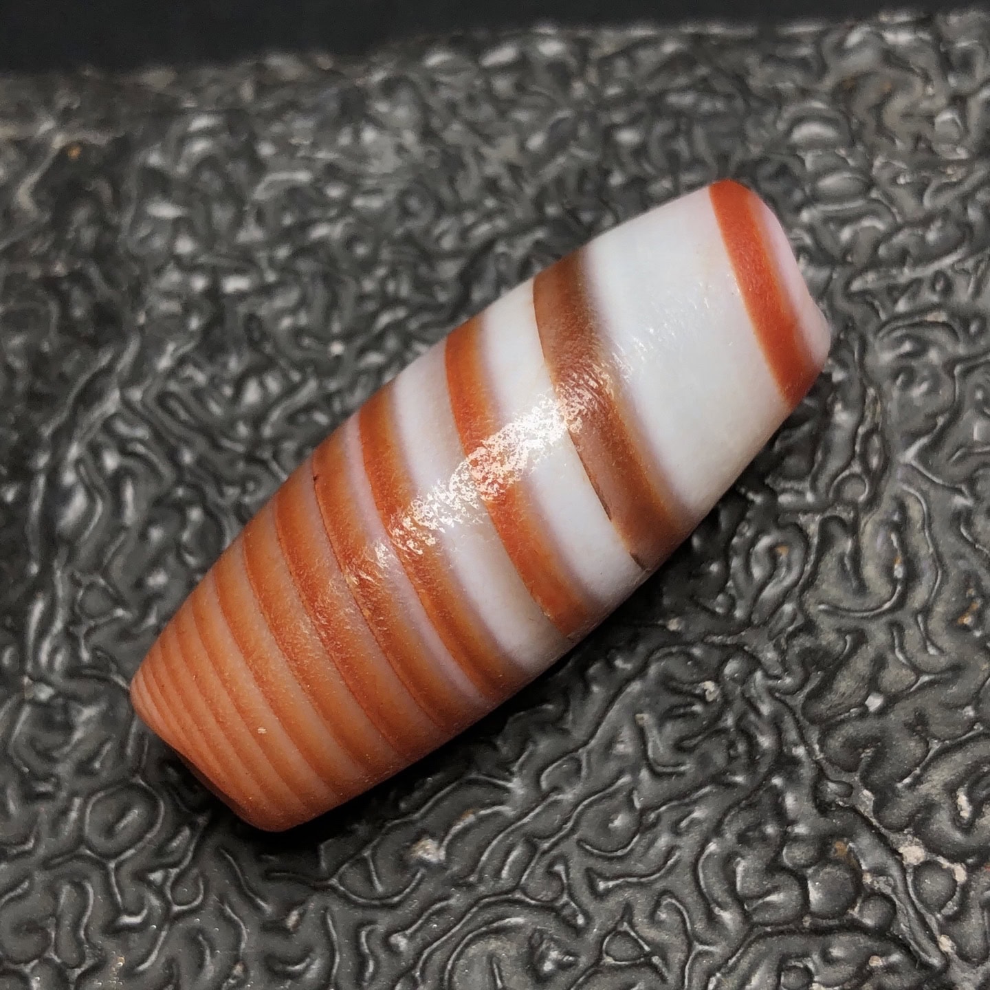 Chinese Natural Agate DZI Beads