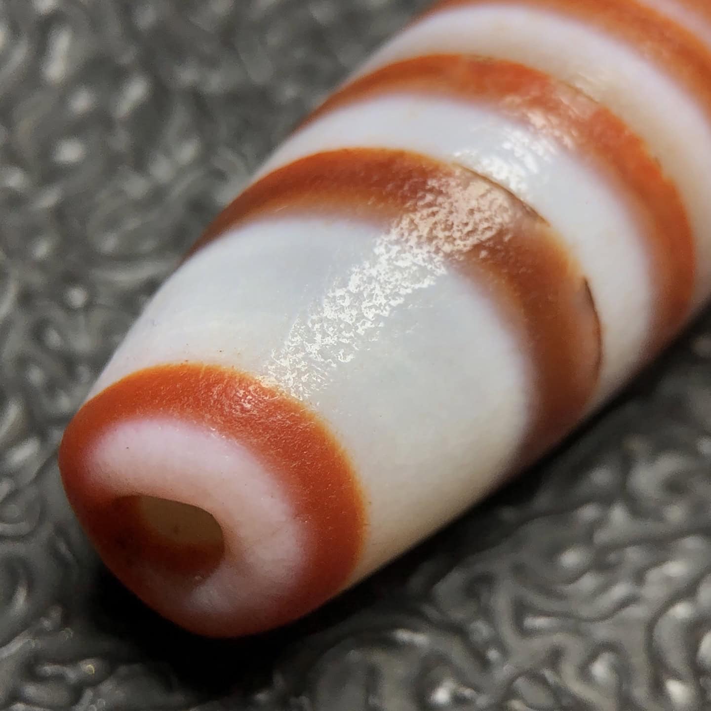 Chinese Natural Agate DZI Beads