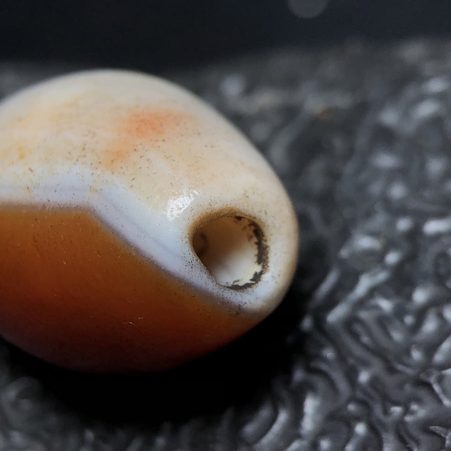 Chinese Natural Agate DZI Beads