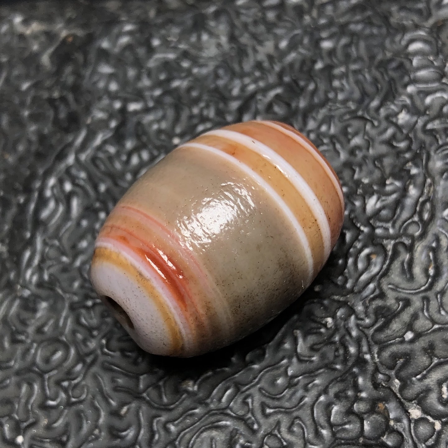 Chinese Natural Agate DZI Beads