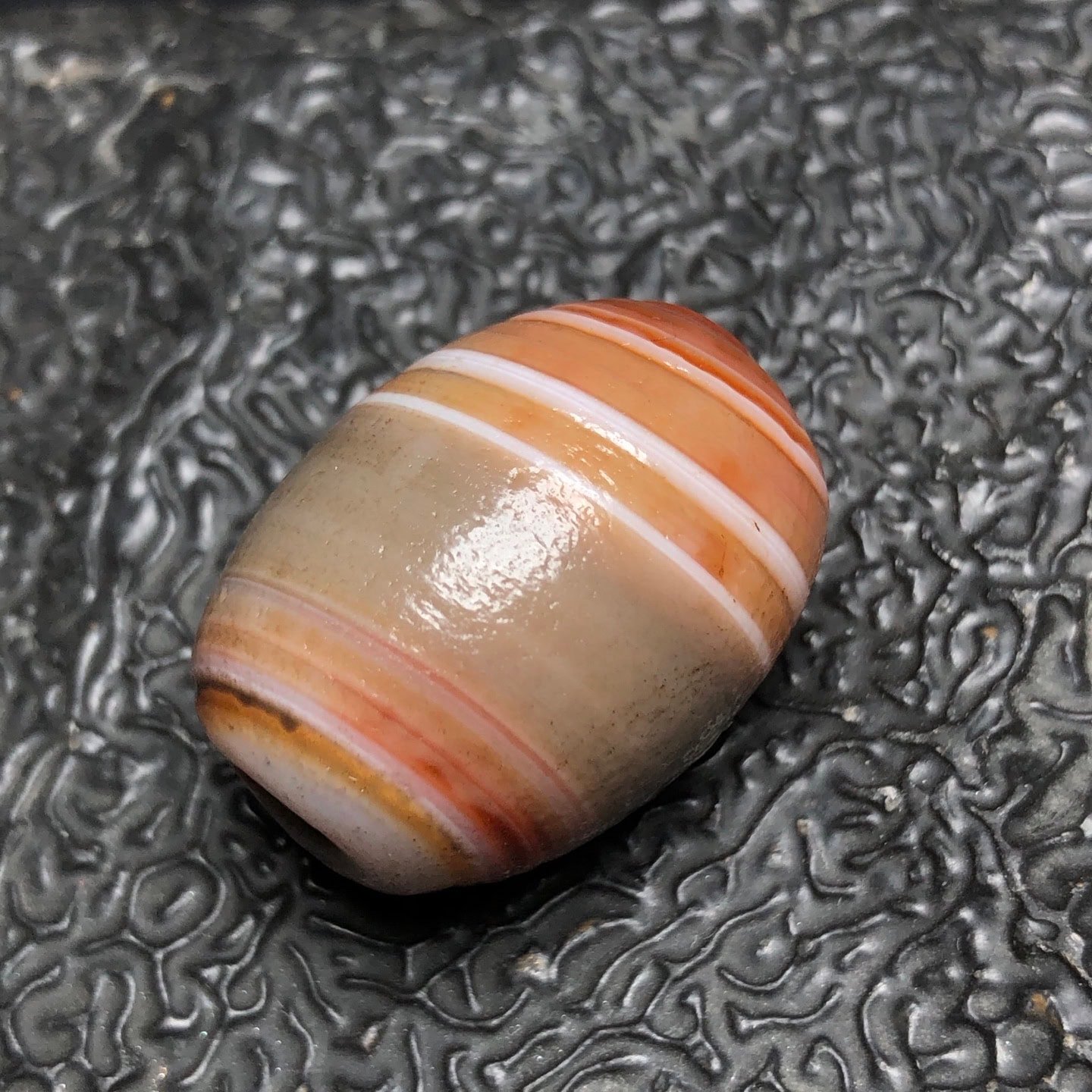 Chinese Natural Agate DZI Beads