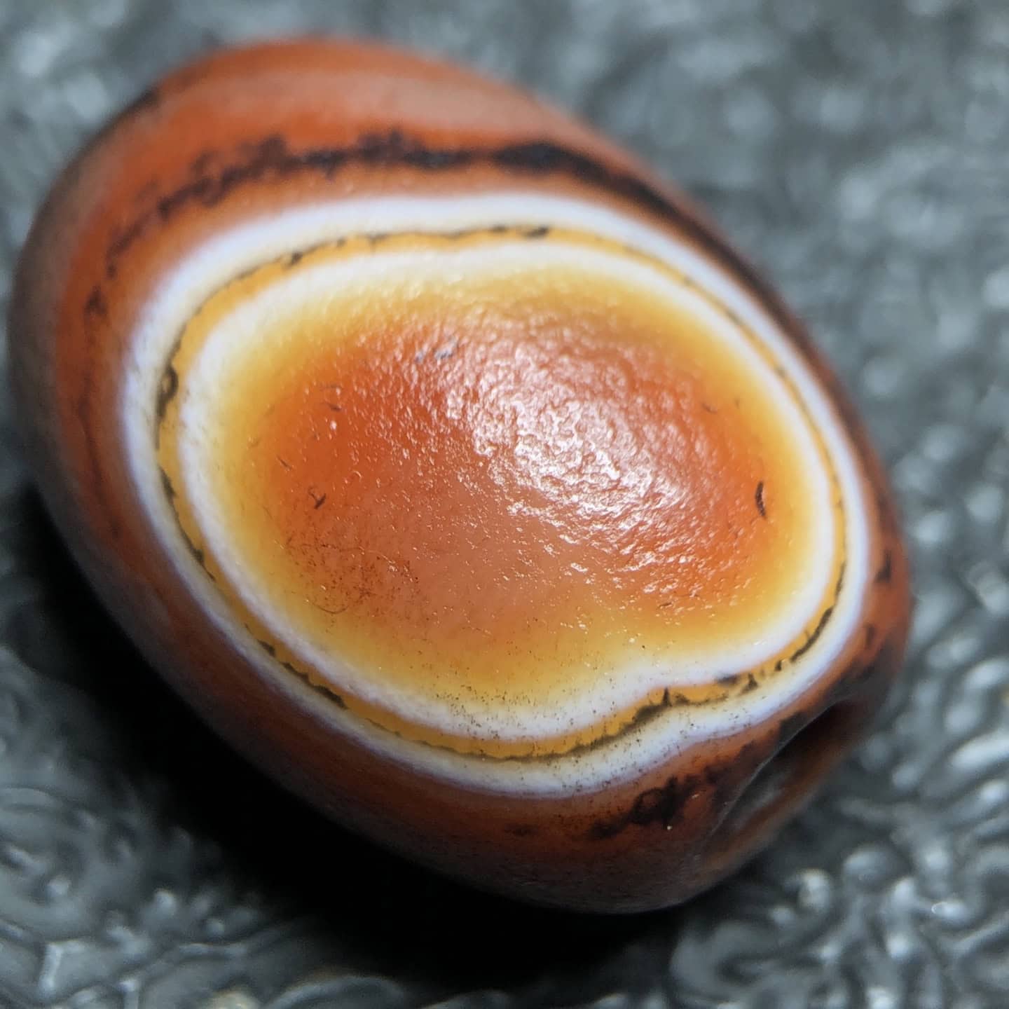 Chinese Natural Agate DZI Beads
