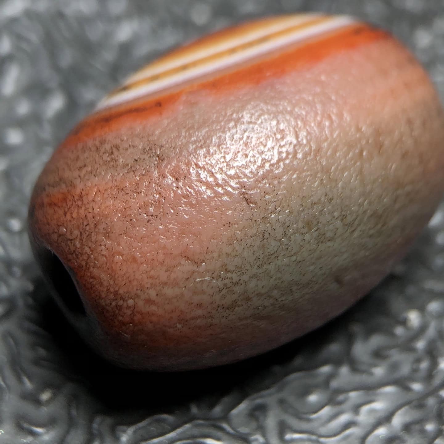 Chinese Natural Agate DZI Beads