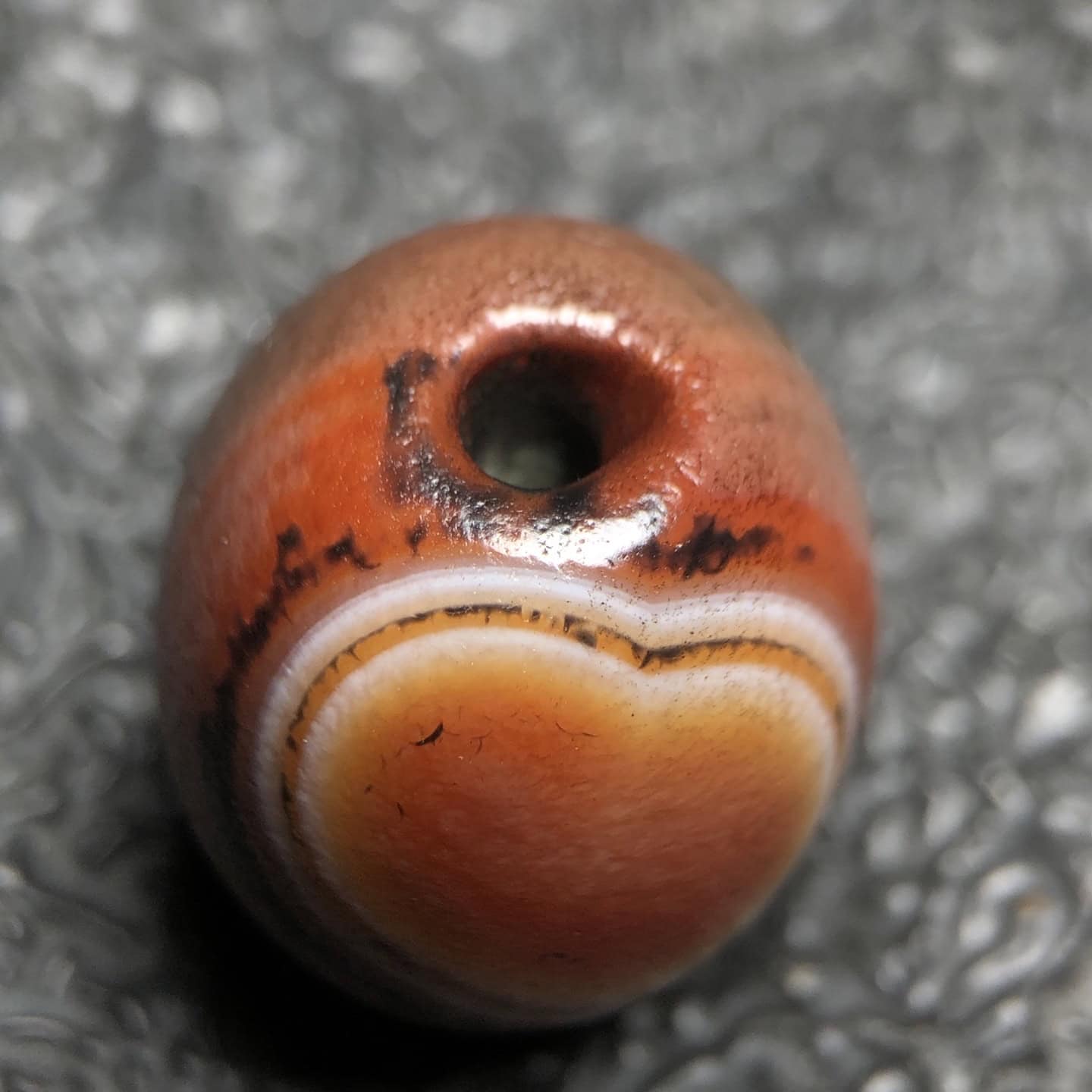 Chinese Natural Agate DZI Beads