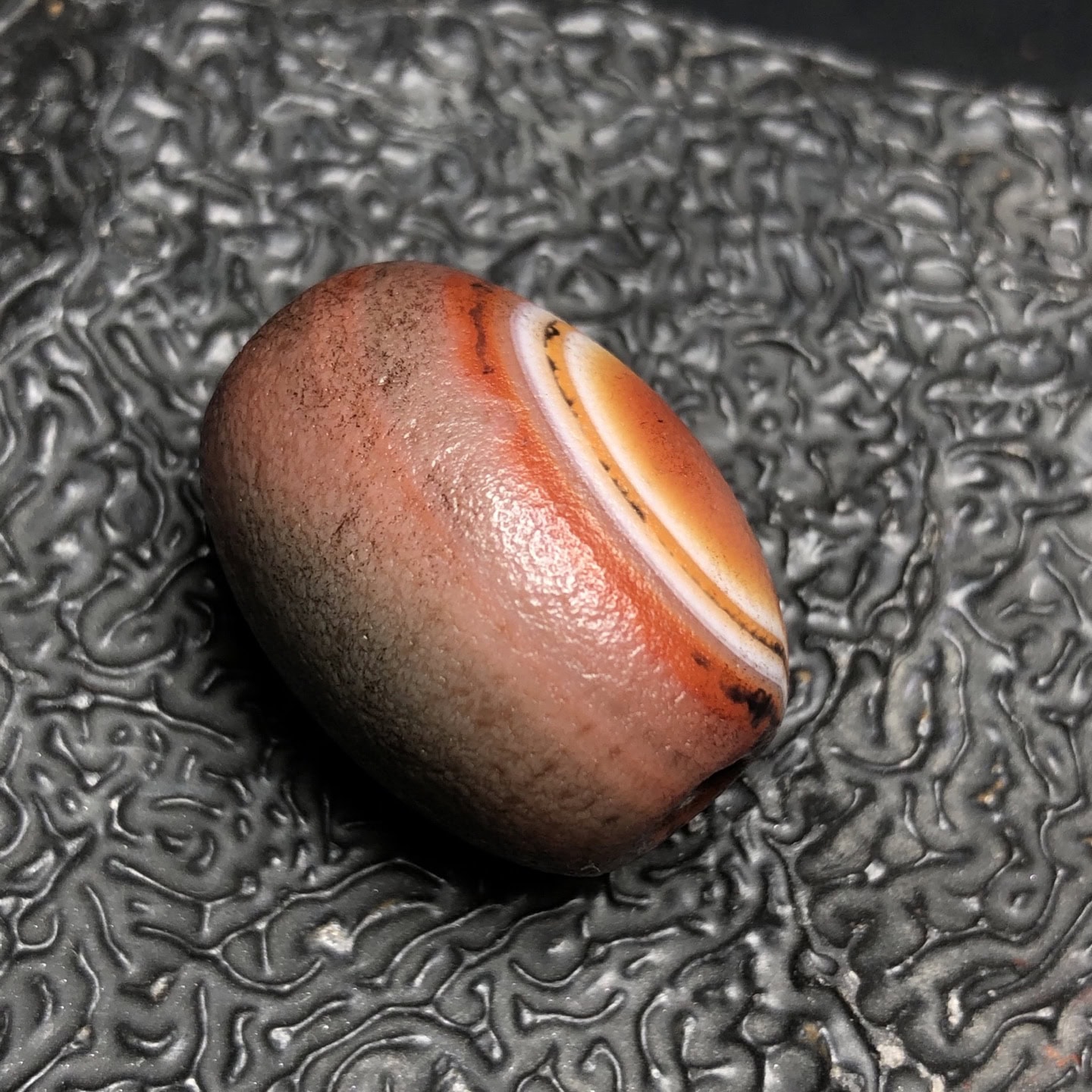 Chinese Natural Agate DZI Beads