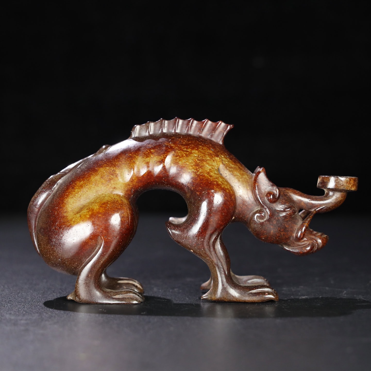 Chinese Natural Jade Carved Beasts