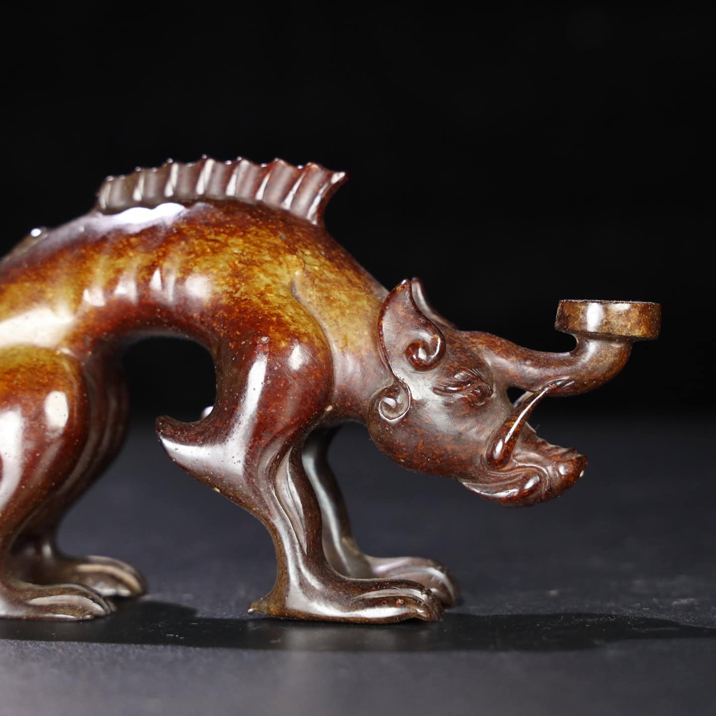 Chinese Natural Jade Carved Beasts