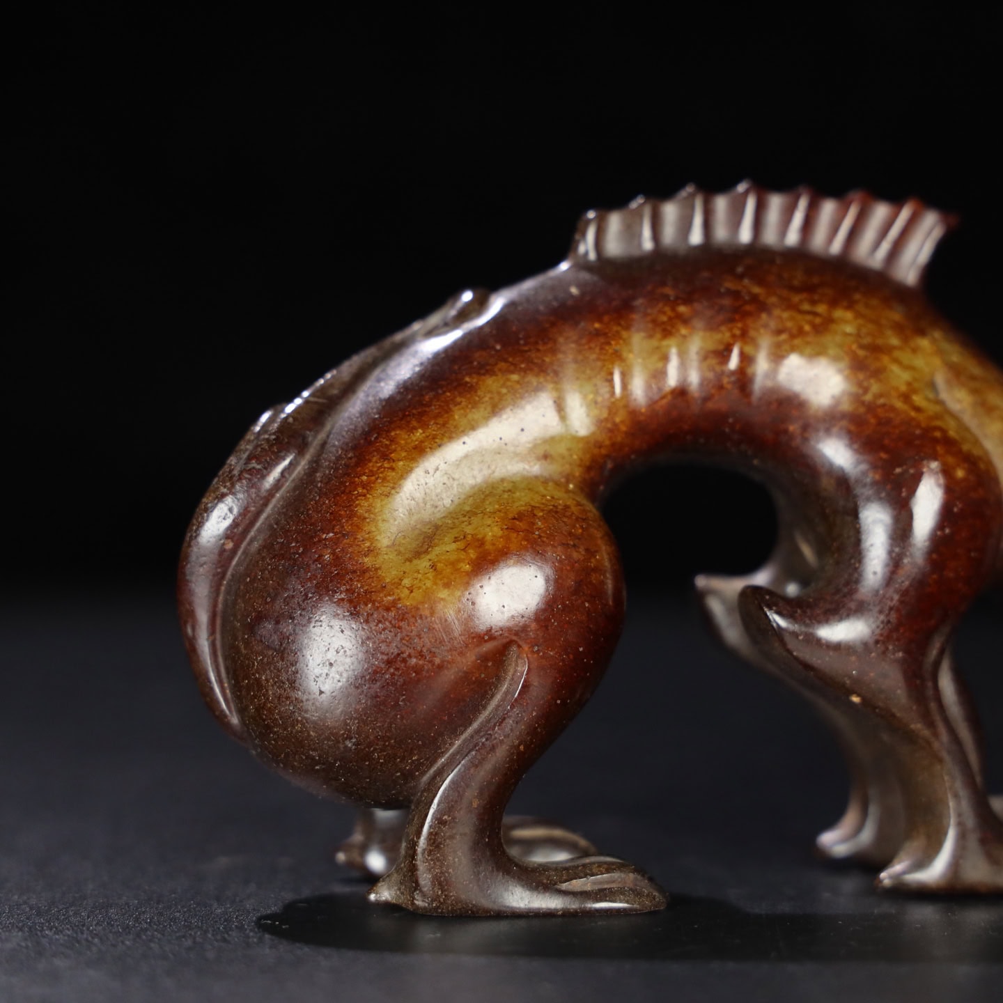 Chinese Natural Jade Carved Beasts