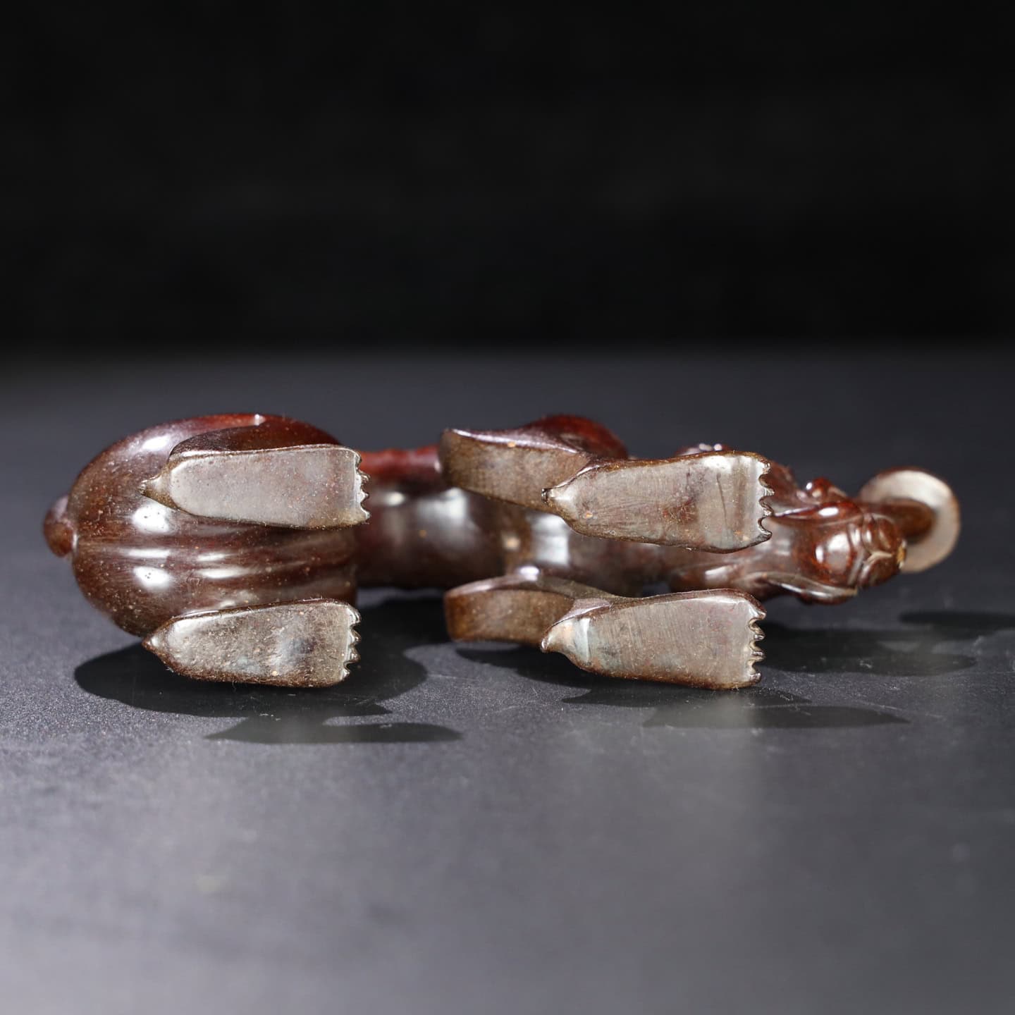 Chinese Natural Jade Carved Beasts
