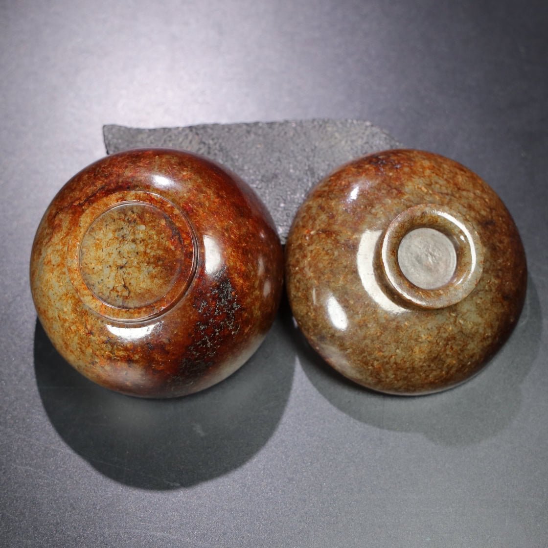 Chinese Natural Jade Carved Dendrobium