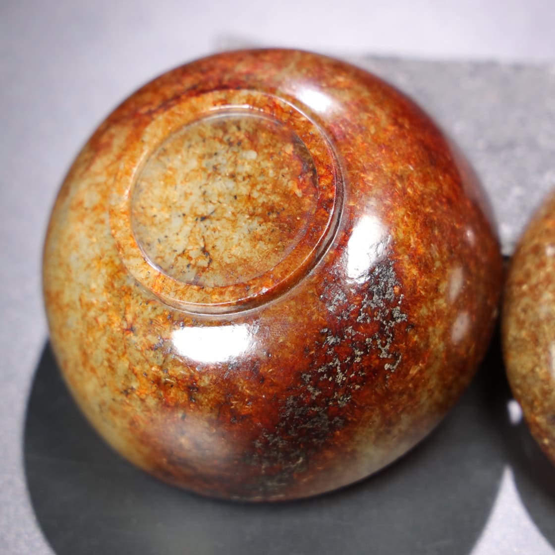 Chinese Natural Jade Carved Dendrobium