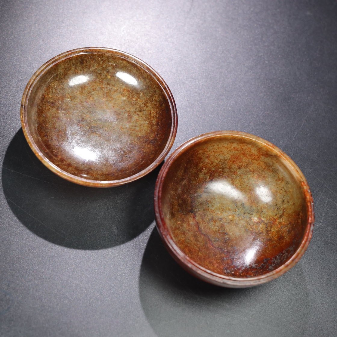 Chinese Natural Jade Carved Dendrobium