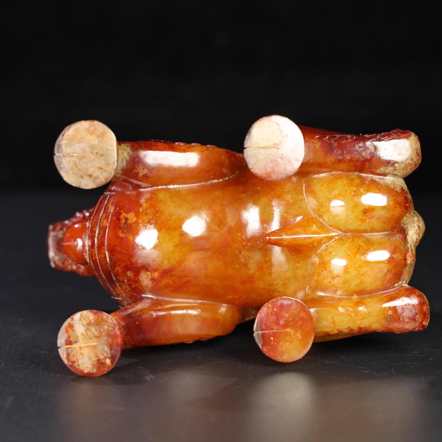 Chinese Natural Jade Carved Animal