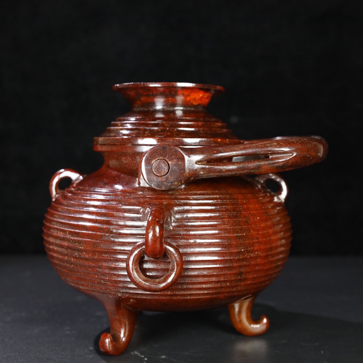 Chinese Natural Jade Carved vessels