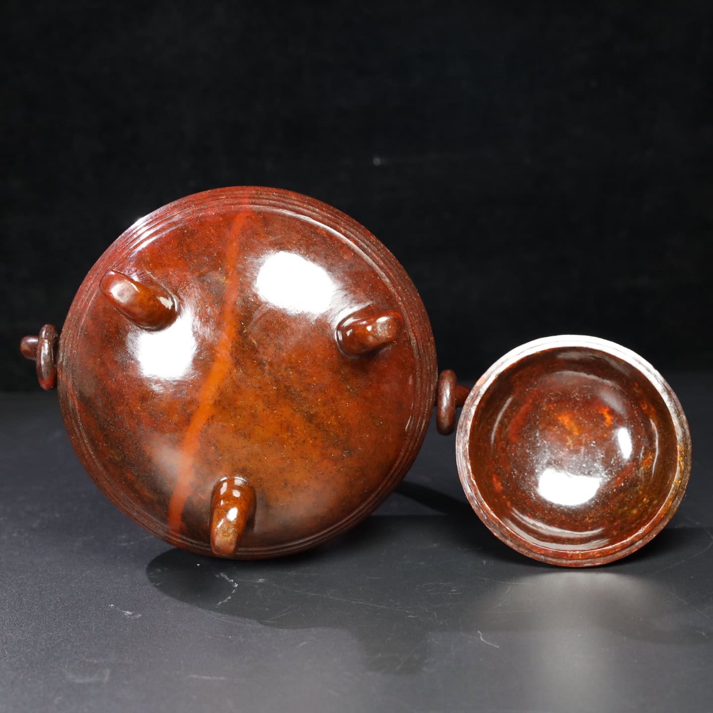 Chinese Natural Jade Carved vessels