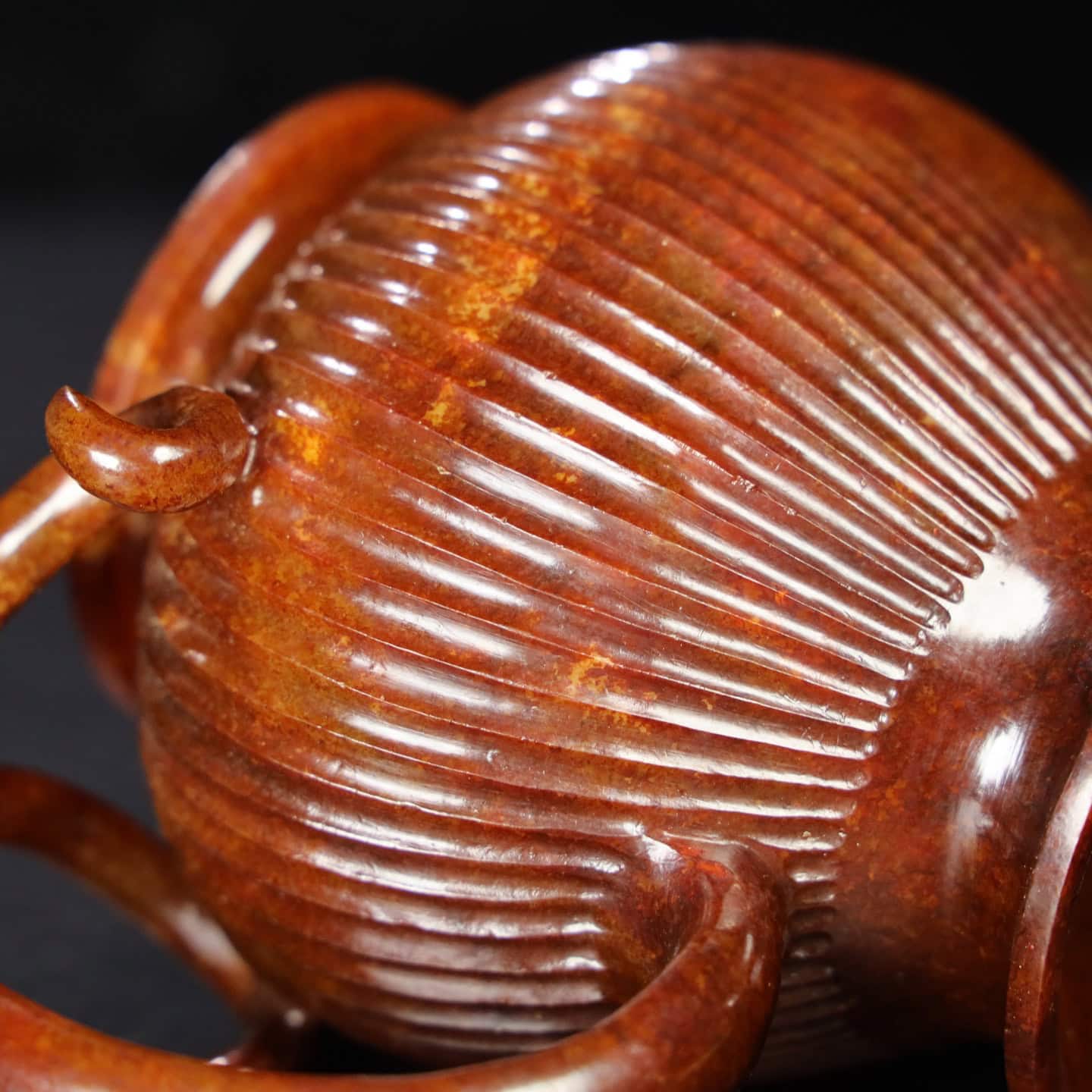 Chinese Natural Jade Carved vessels