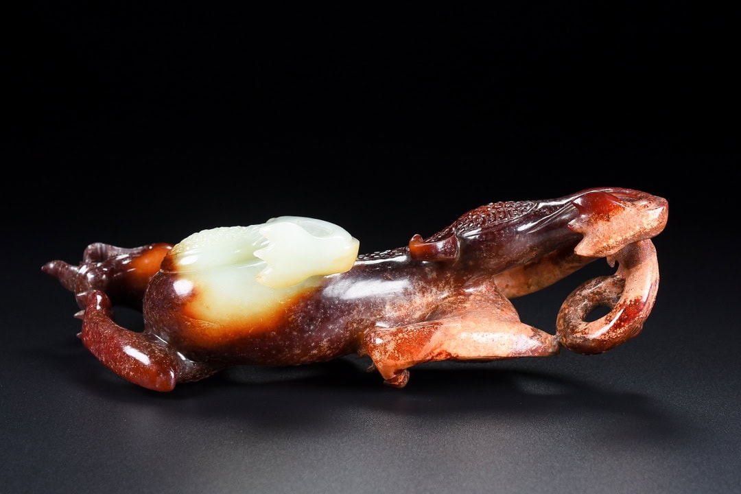 Chinese Natural Jade Carved Beasts