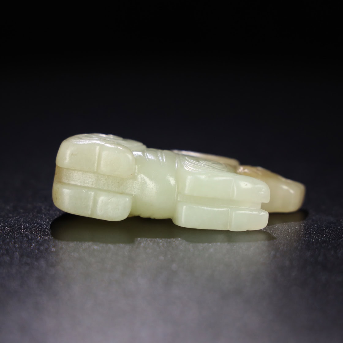 Chinese Natural Jade Carved Deer