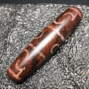 Chinese Natural Agate DZI Beads