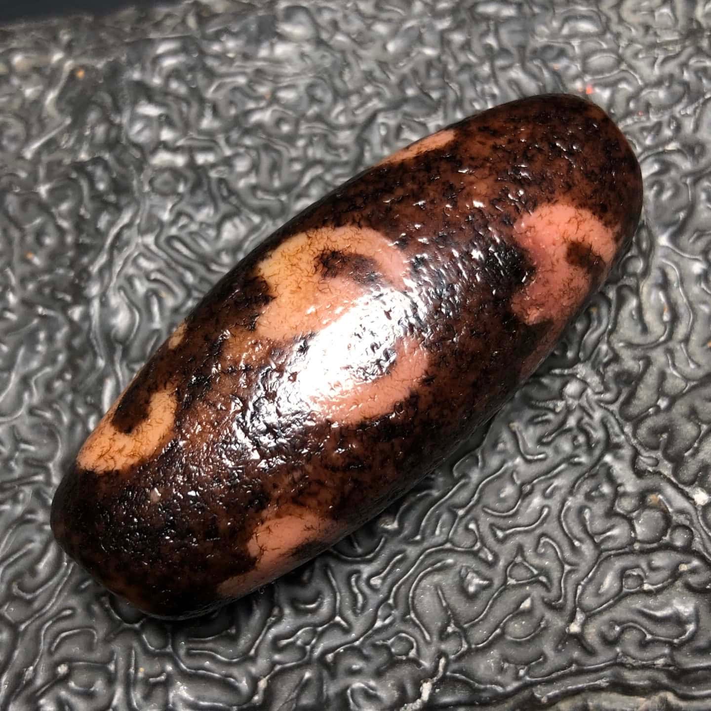Chinese Natural Agate DZI Beads