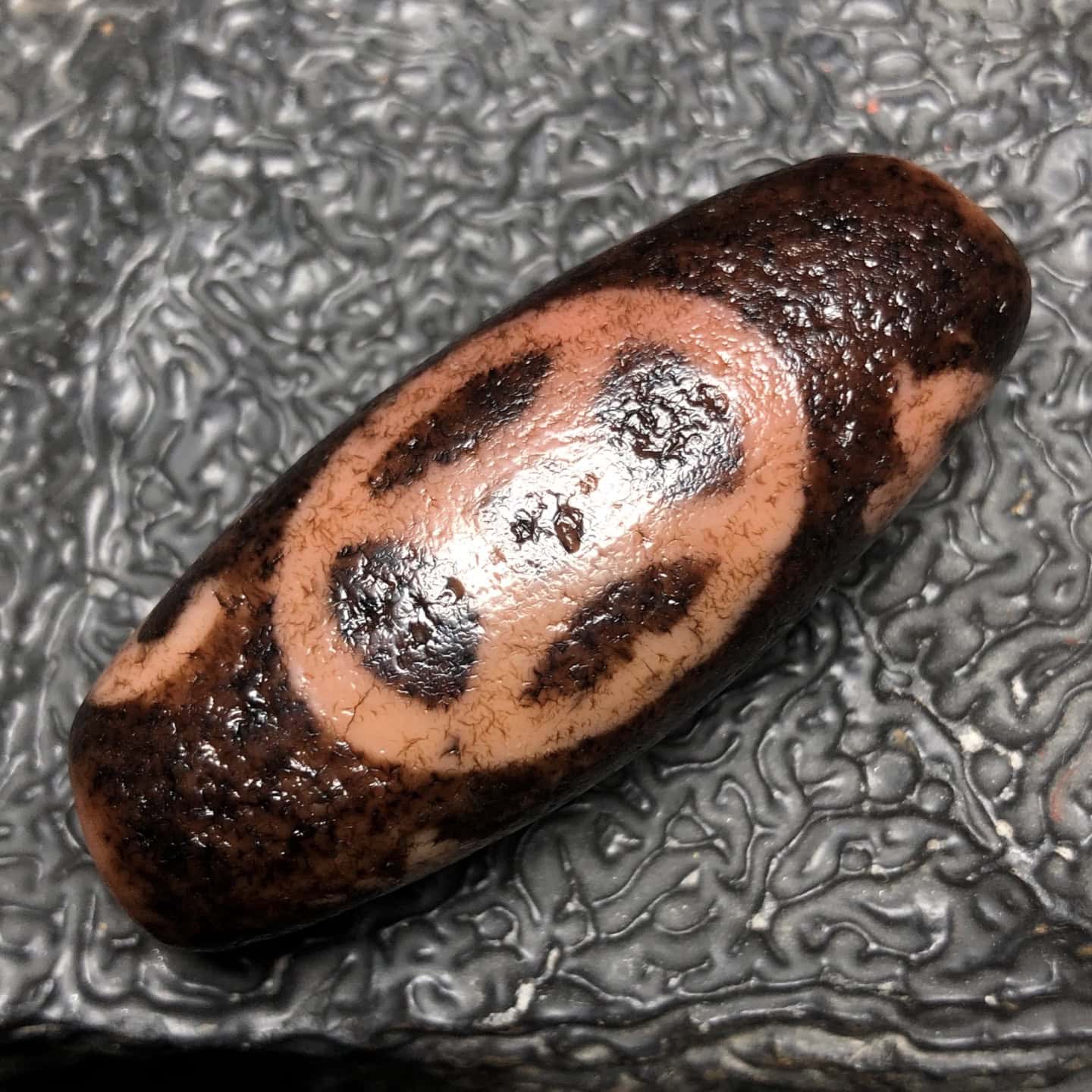 Chinese Natural Agate DZI Beads