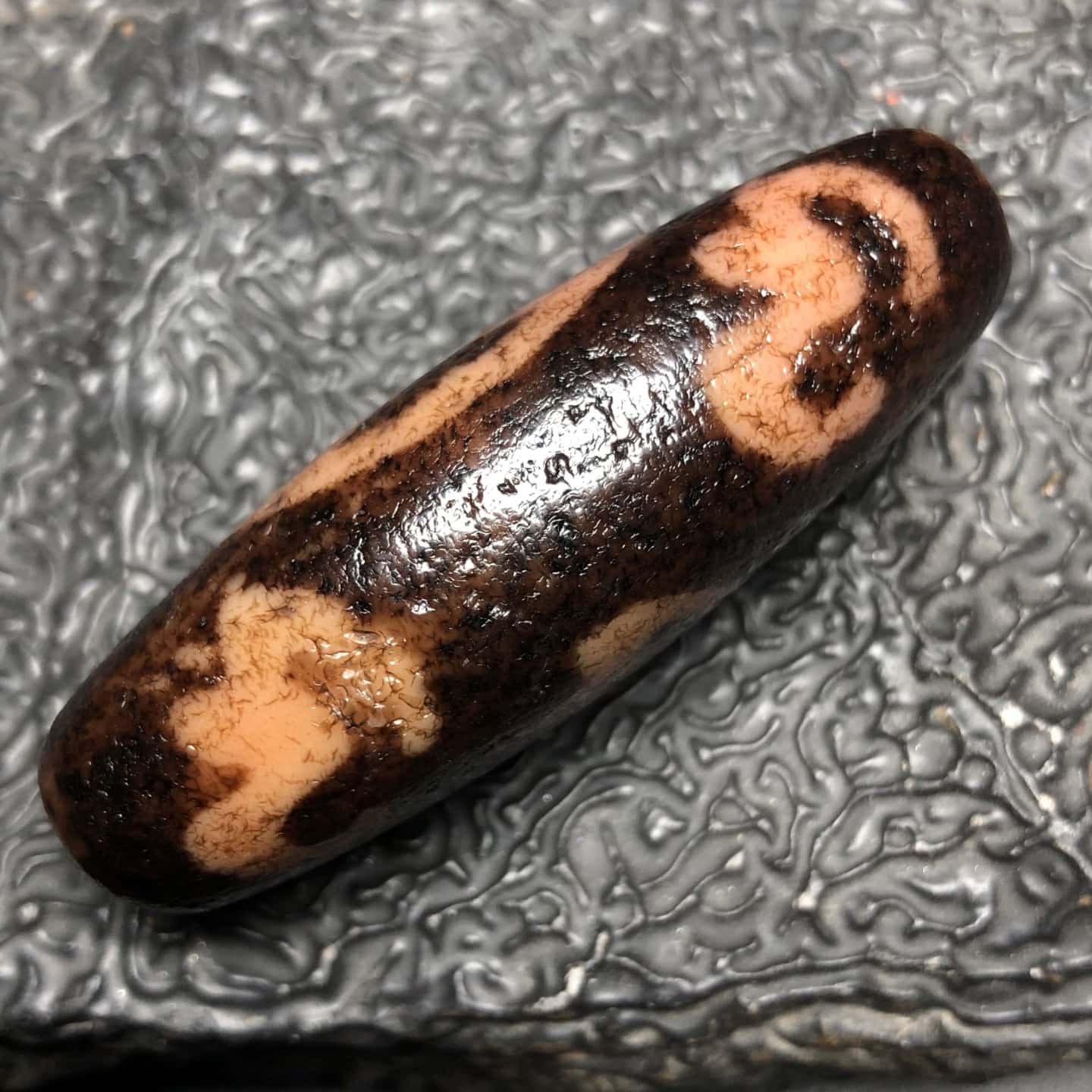 Chinese Natural Agate DZI Beads