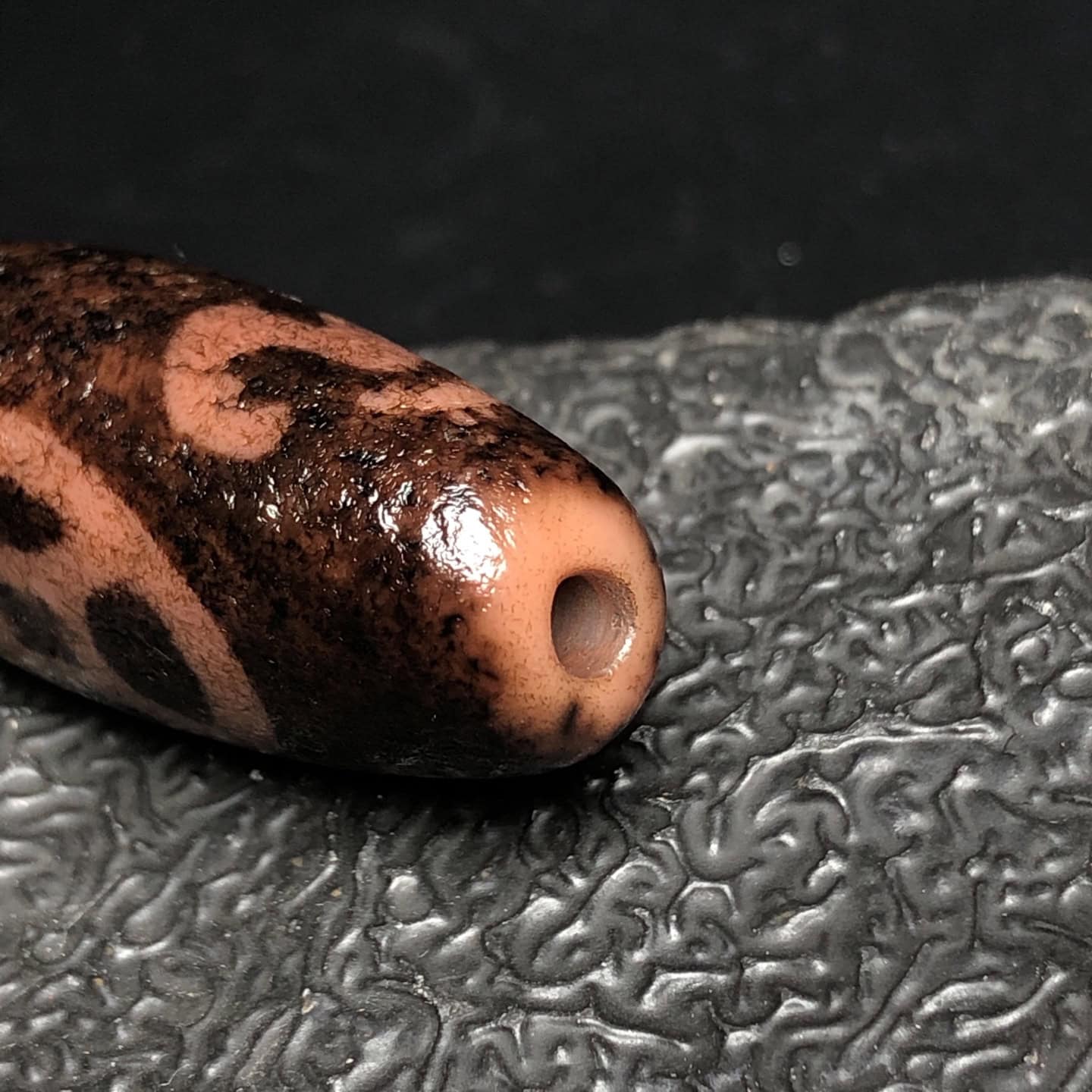 Chinese Natural Agate DZI Beads