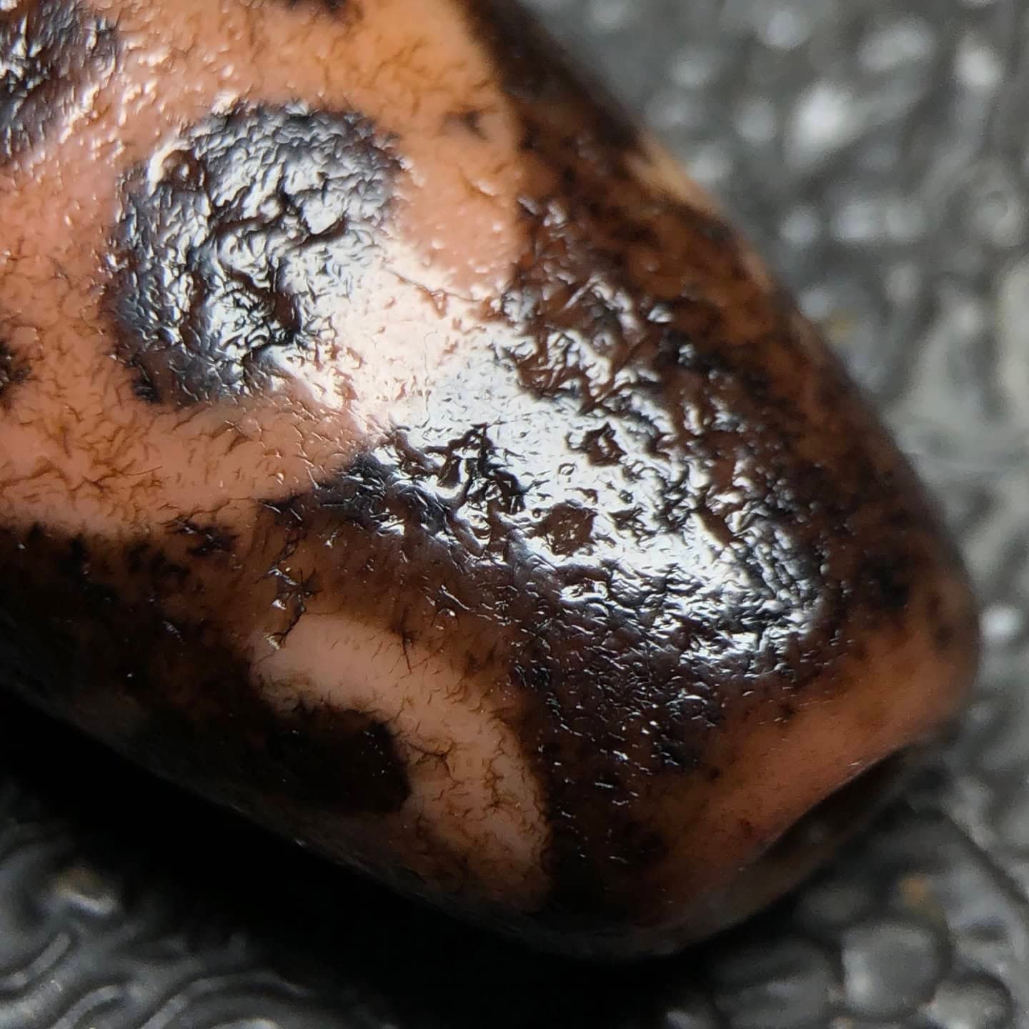 Chinese Natural Agate DZI Beads