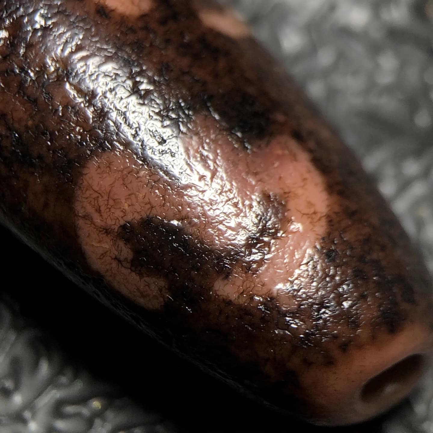 Chinese Natural Agate DZI Beads