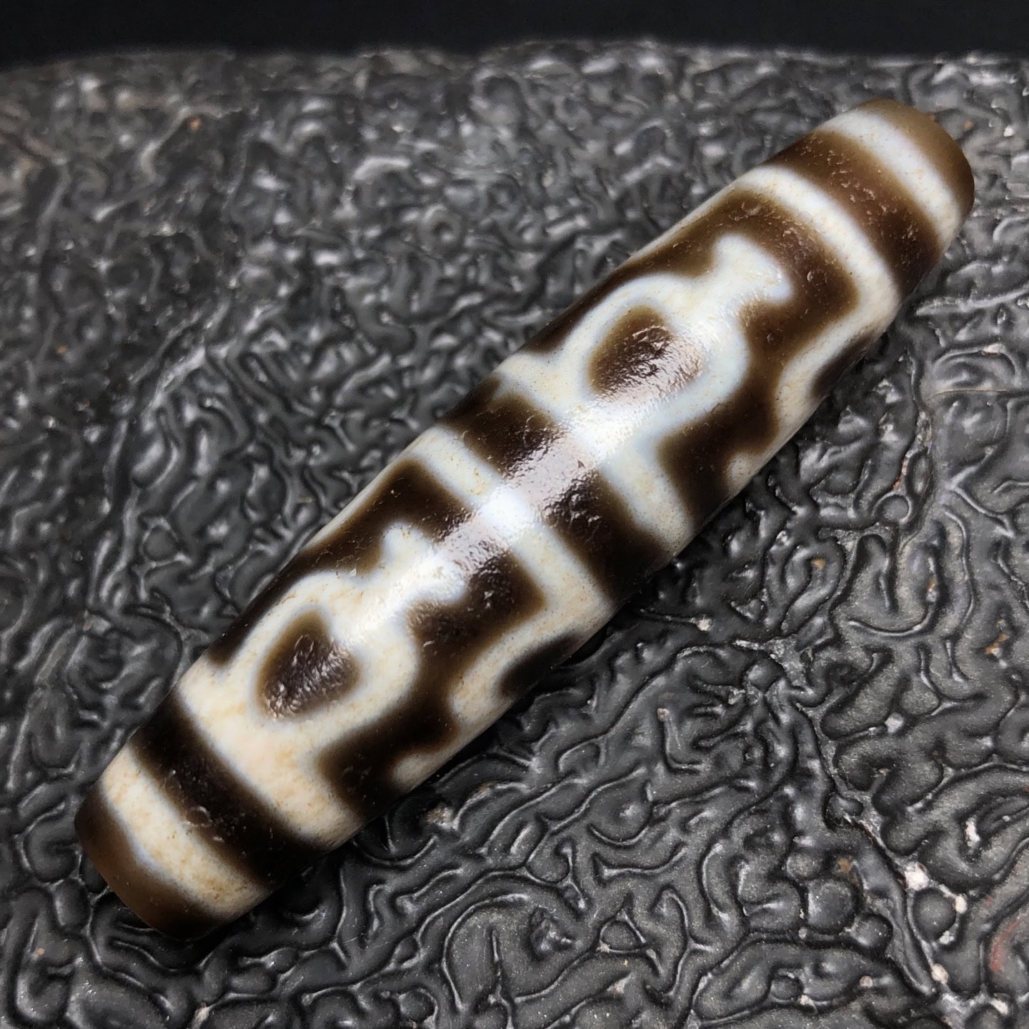 Chinese Natural Agate DZI Beads