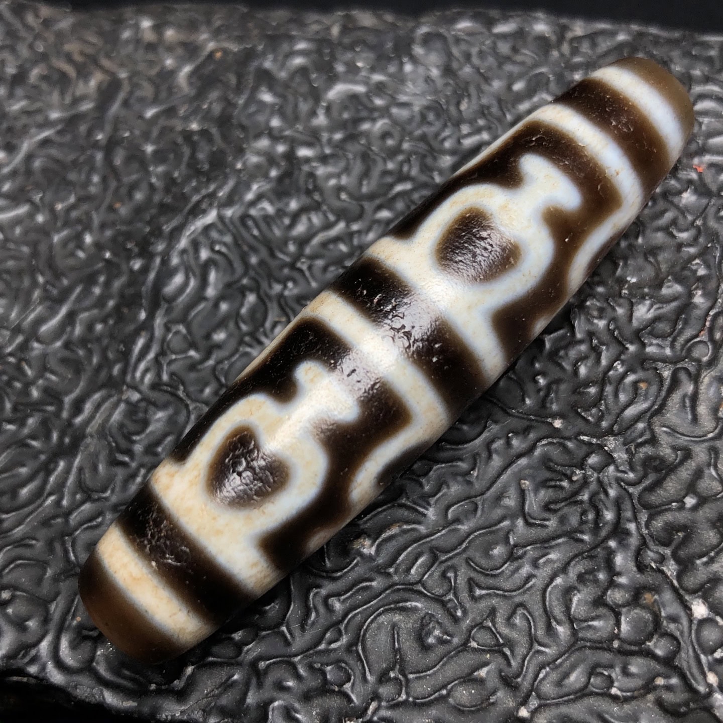 Chinese Natural Agate DZI Beads
