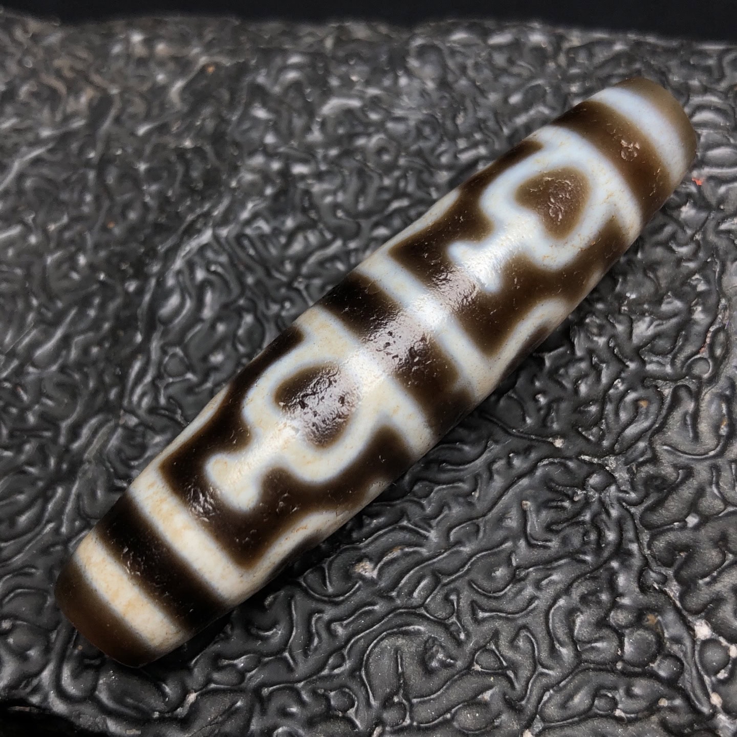 Chinese Natural Agate DZI Beads