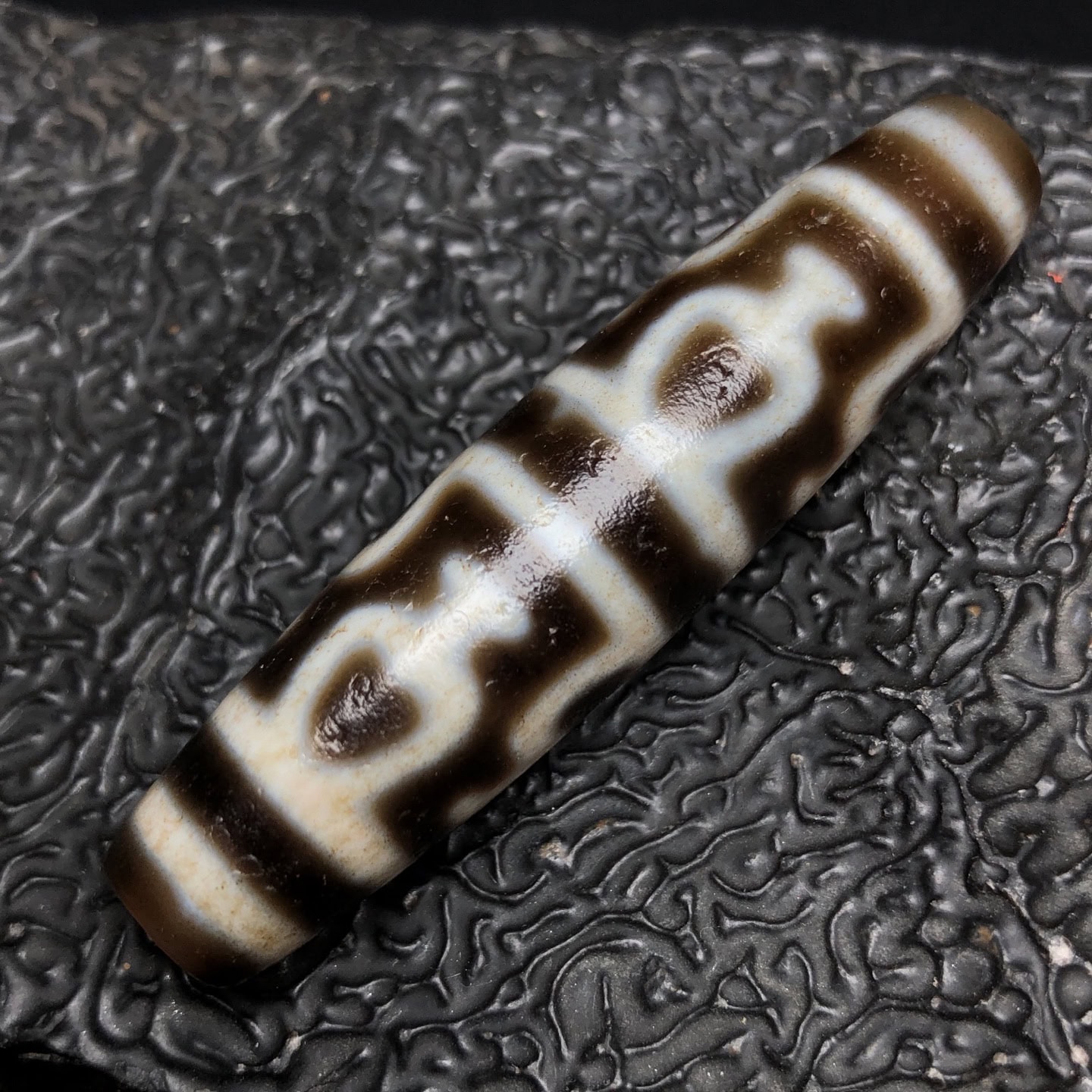 Chinese Natural Agate DZI Beads