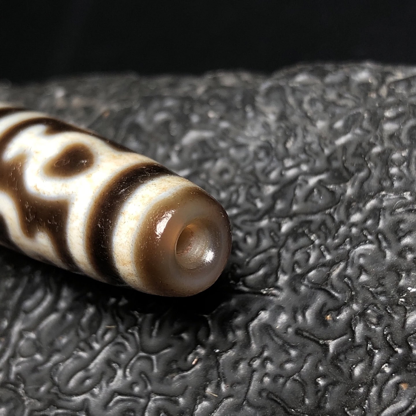 Chinese Natural Agate DZI Beads