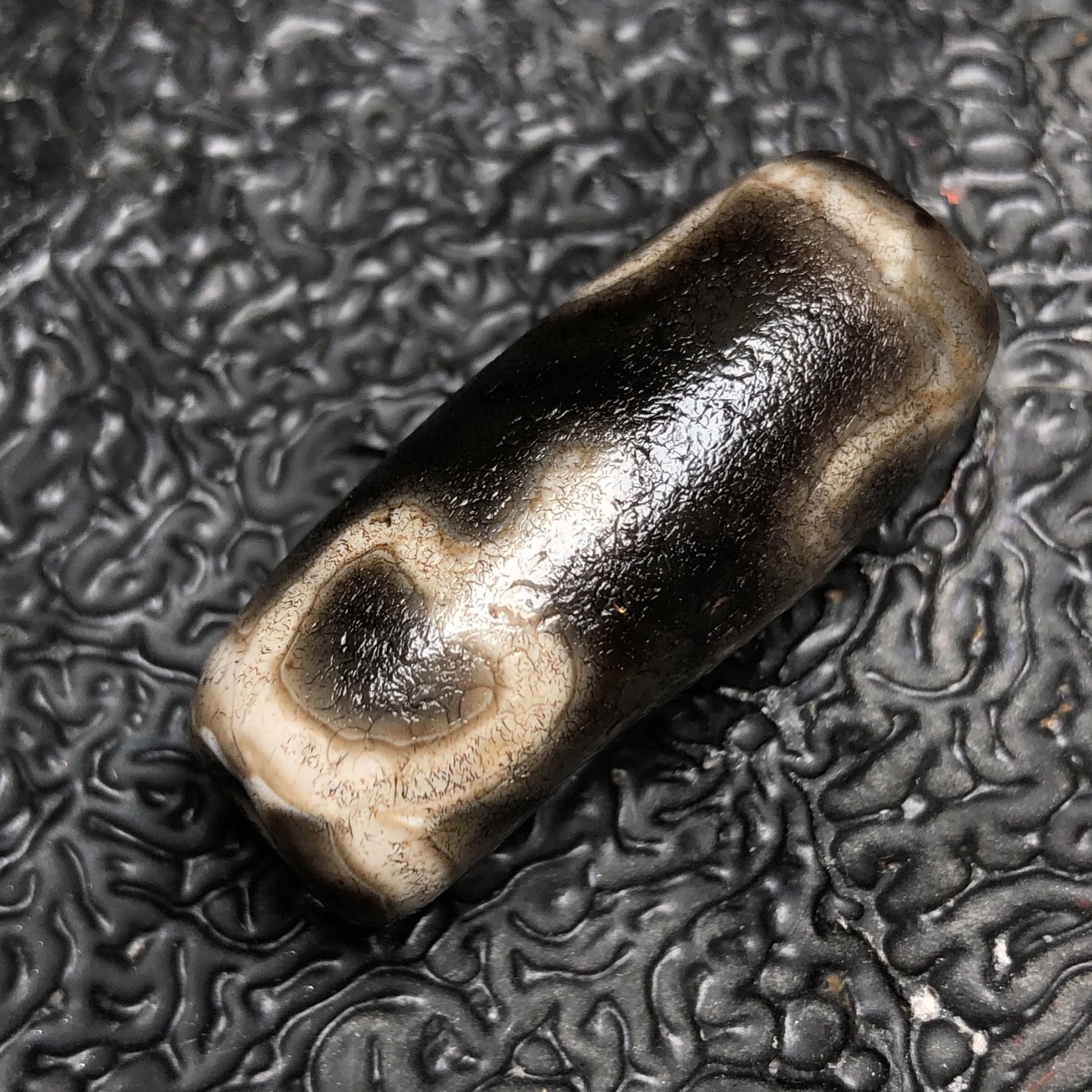 Chinese Natural Agate DZI Beads
