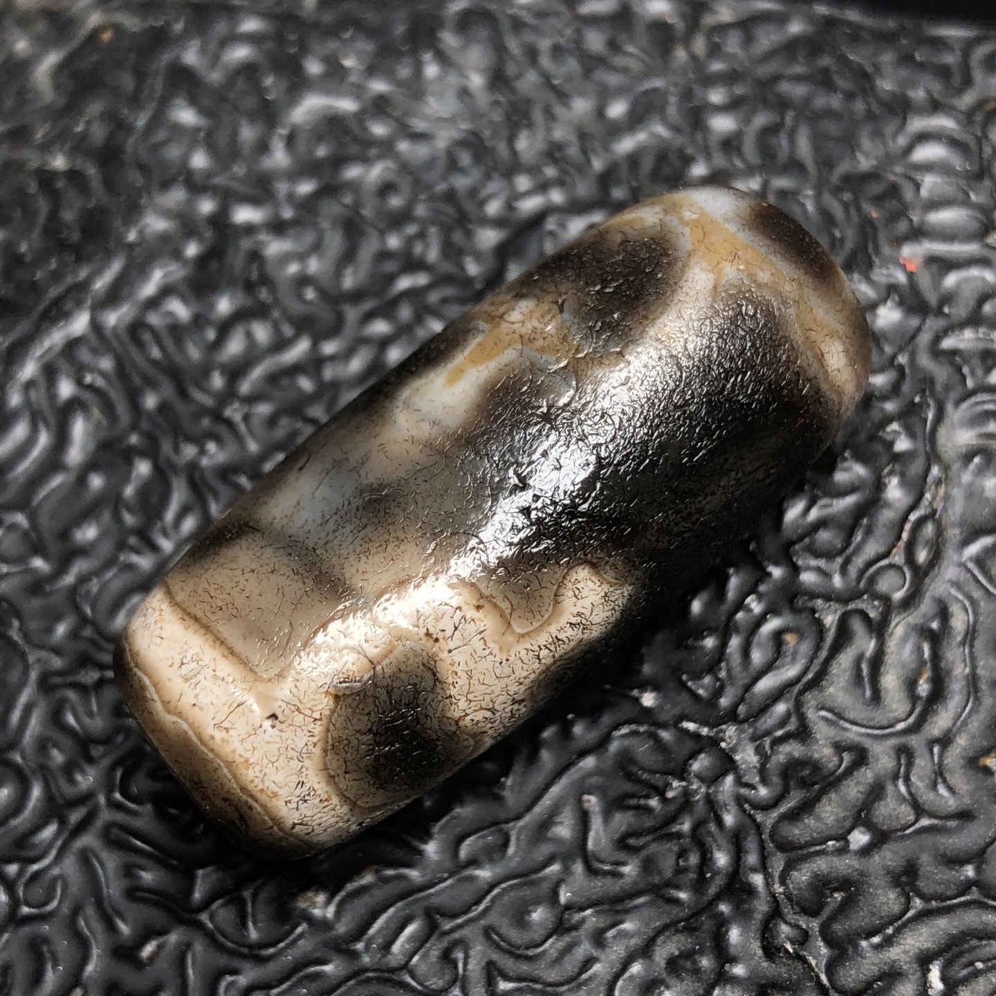 Chinese Natural Agate DZI Beads