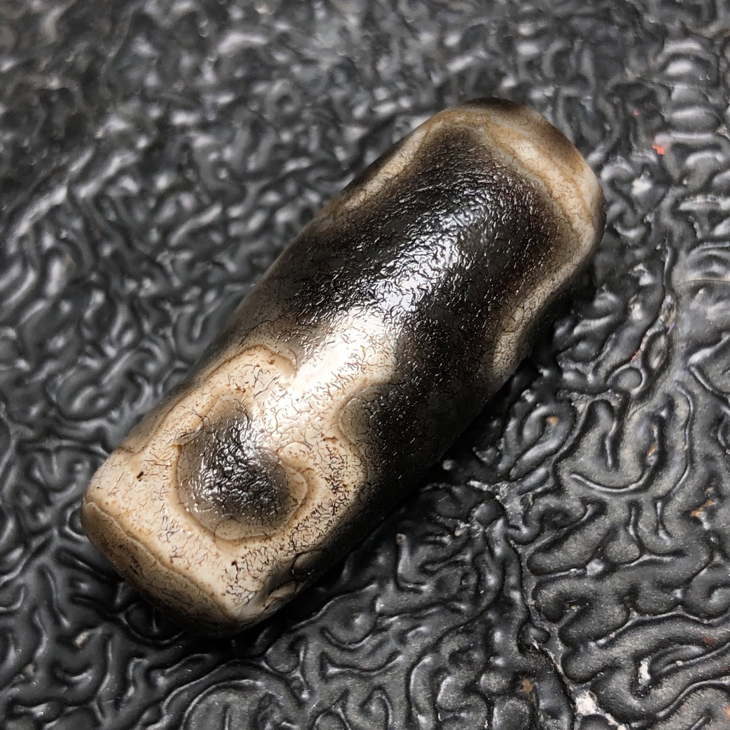 Chinese Natural Agate DZI Beads