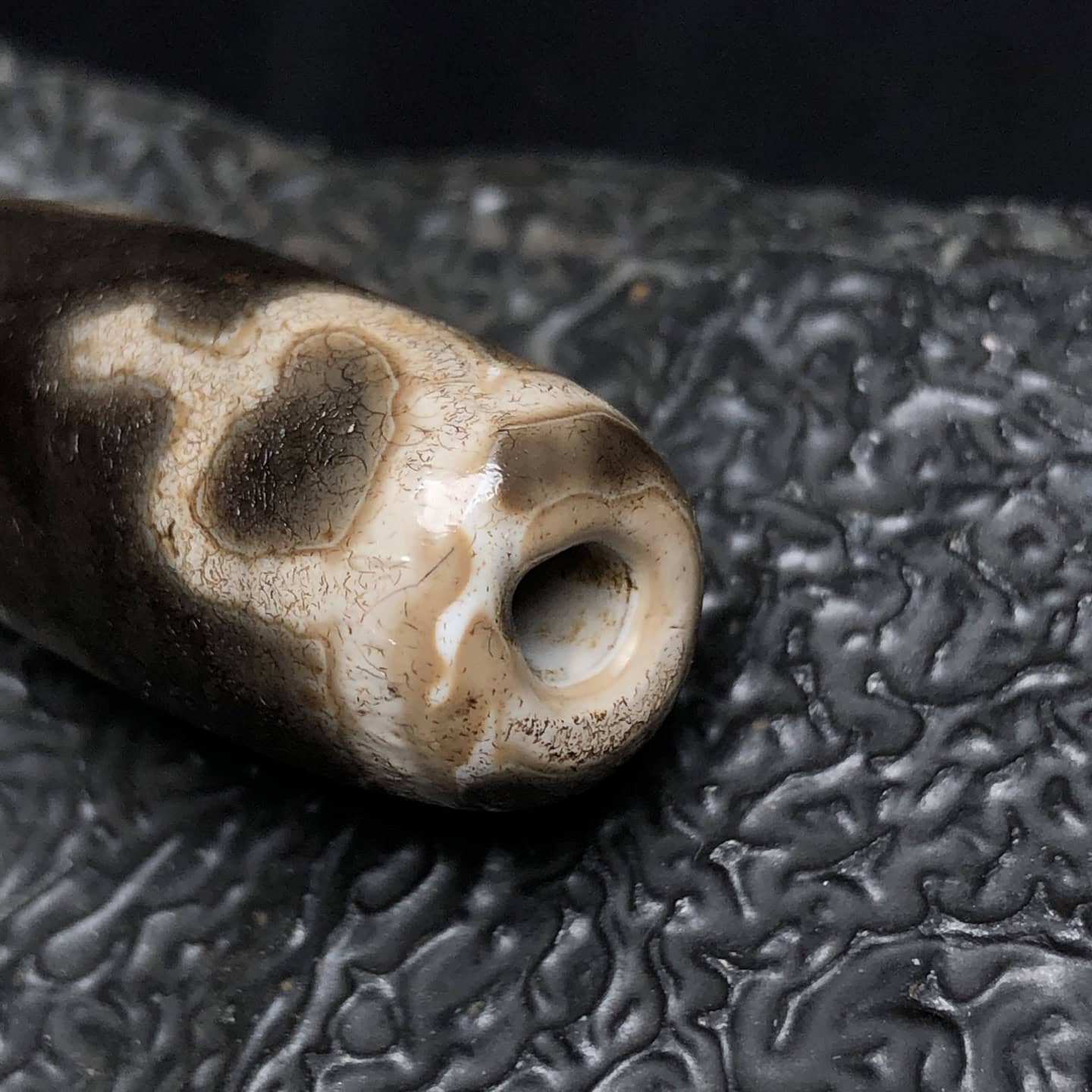 Chinese Natural Agate DZI Beads