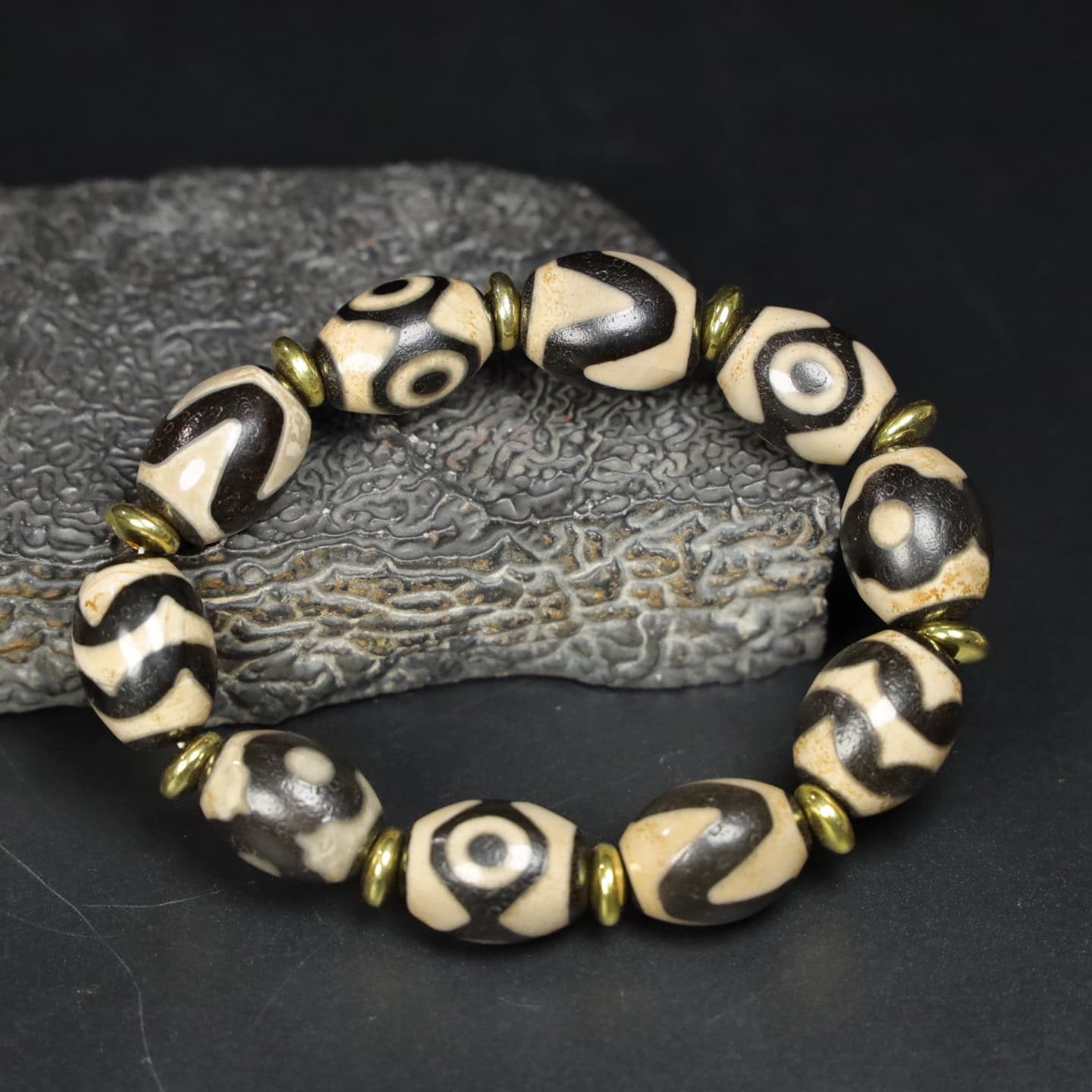 Chinese Natural Jade Carved bracelets