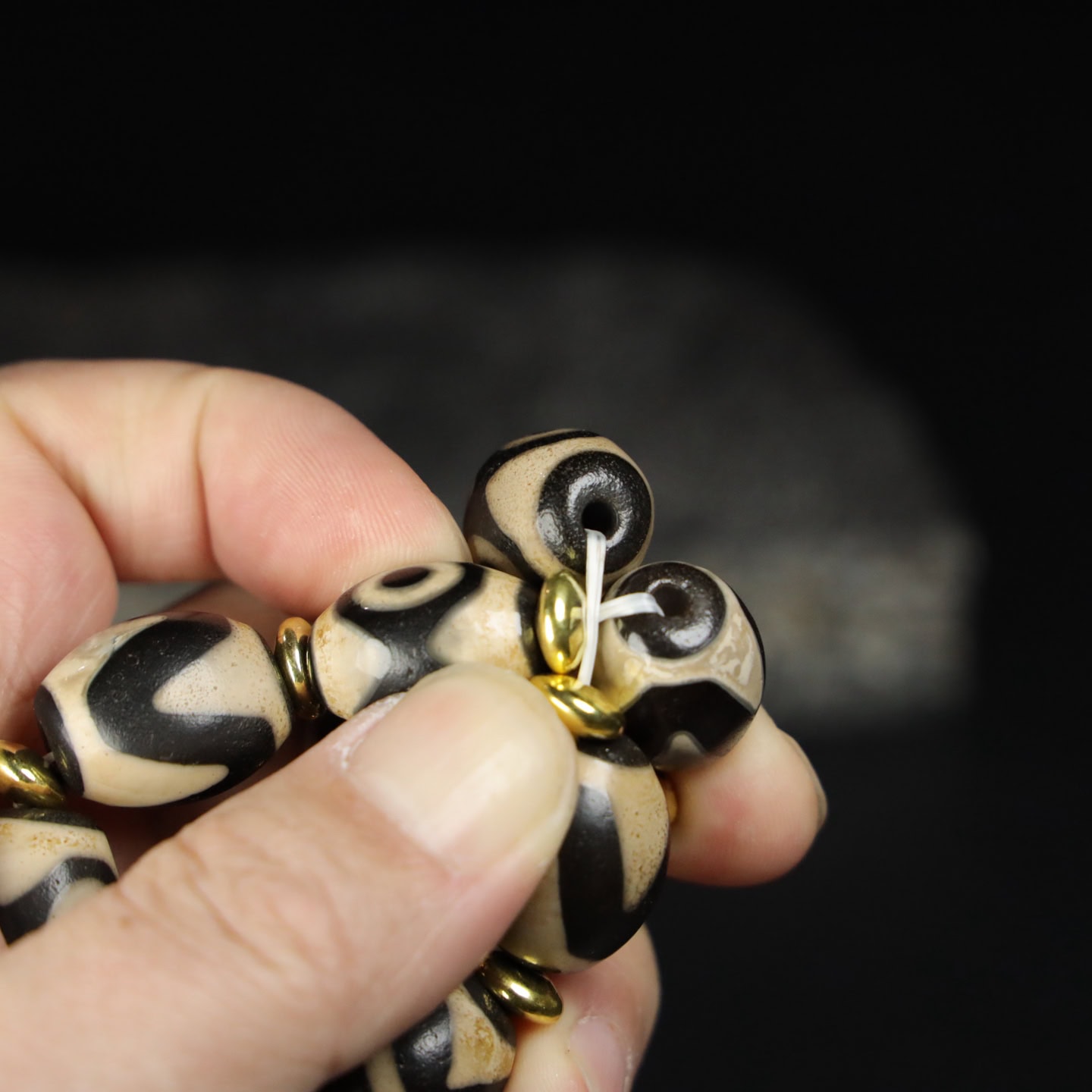Chinese Natural Jade Carved bracelets